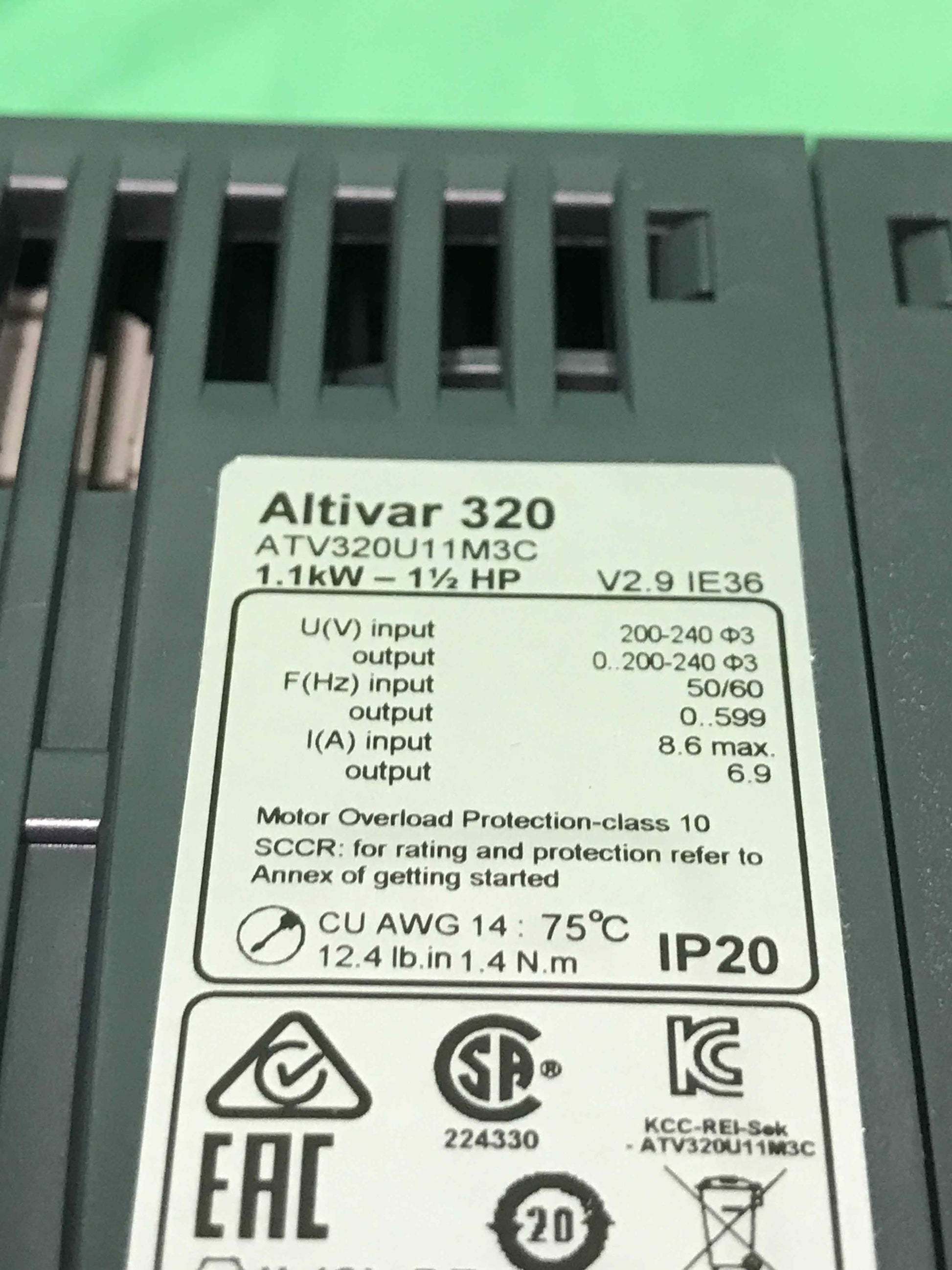 Schneider Electric-ATV320U11M3C/ATV320U11M3C