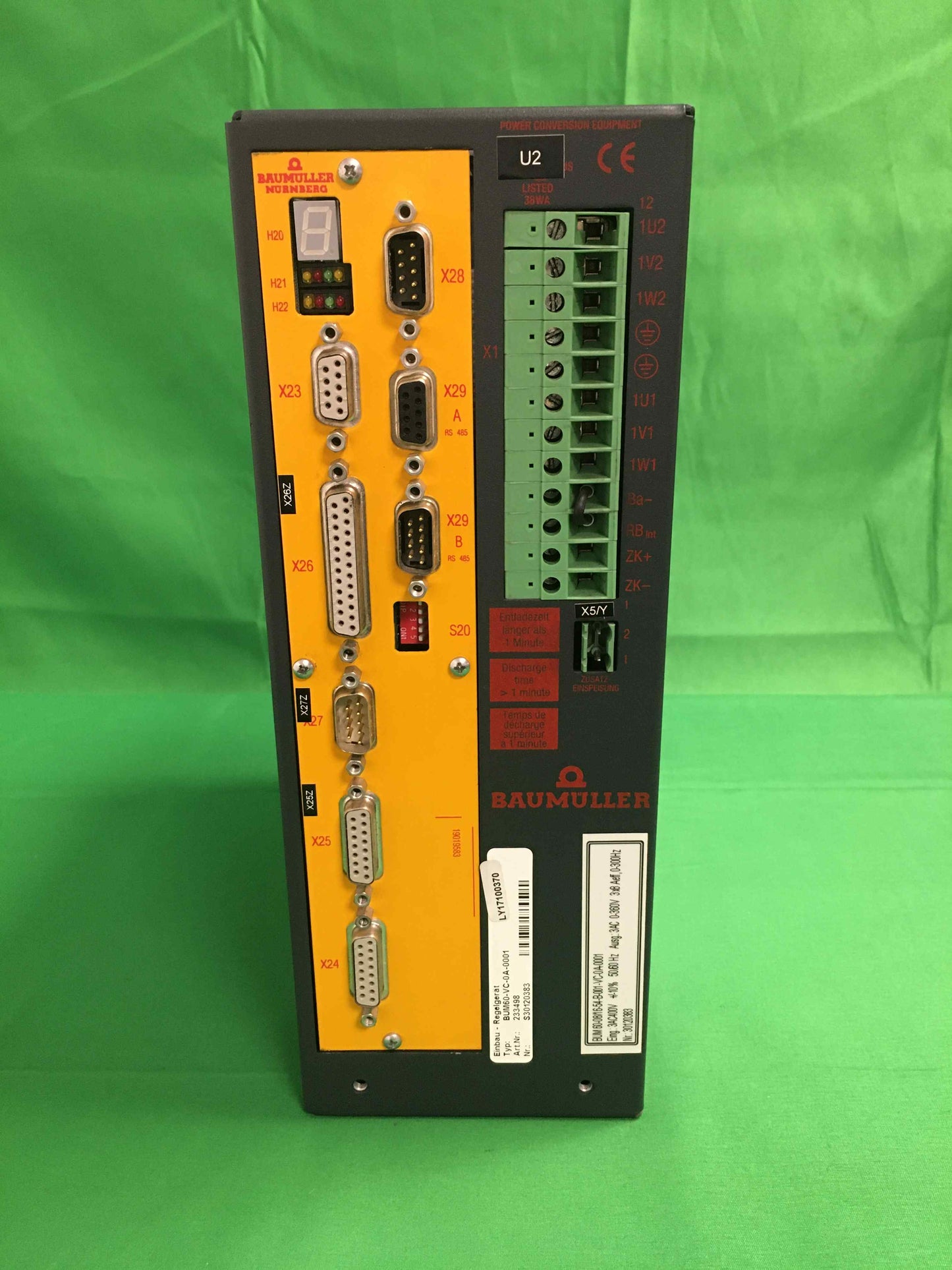 BAUMULLER BUM60-VC-0A-0001 BUM60VC0A0001 233498