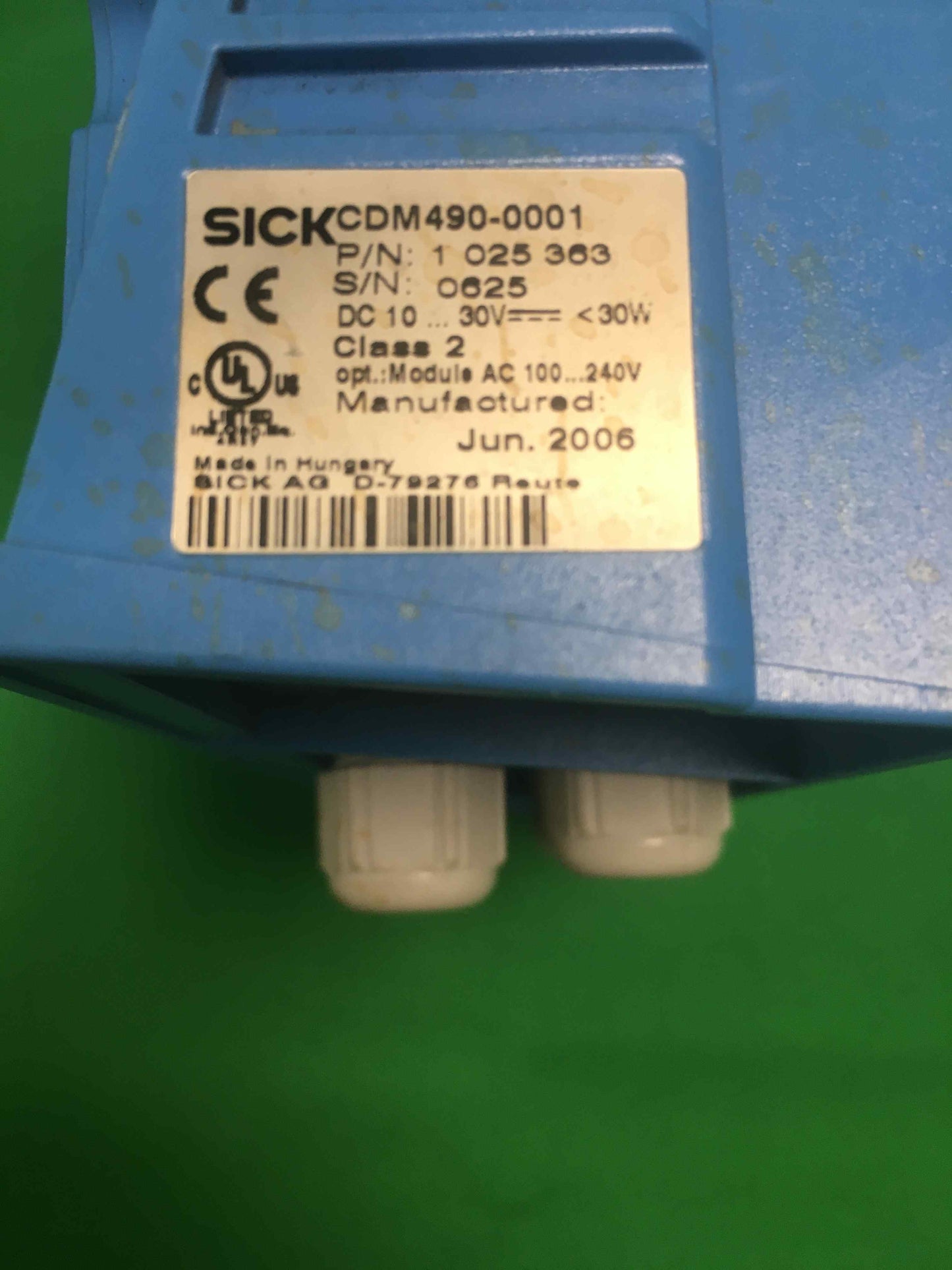 SICK CDM490-0001 USED CDM4900001USED MISSING COVER