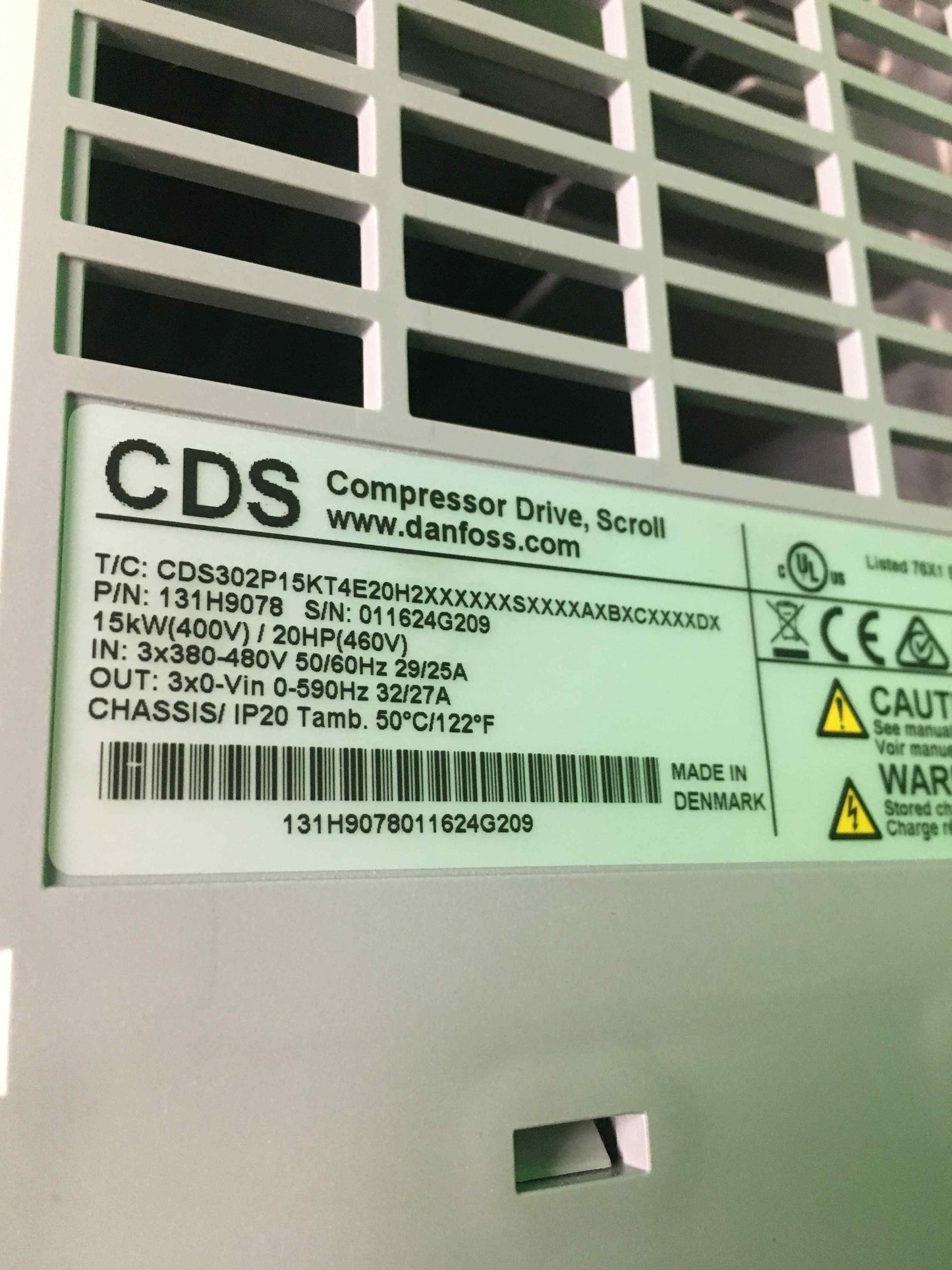 DANFOSS 131H9078 131H9078 CDS302P15KT4E20H2XXXXXXSXXXXAXBXCXXXXDX