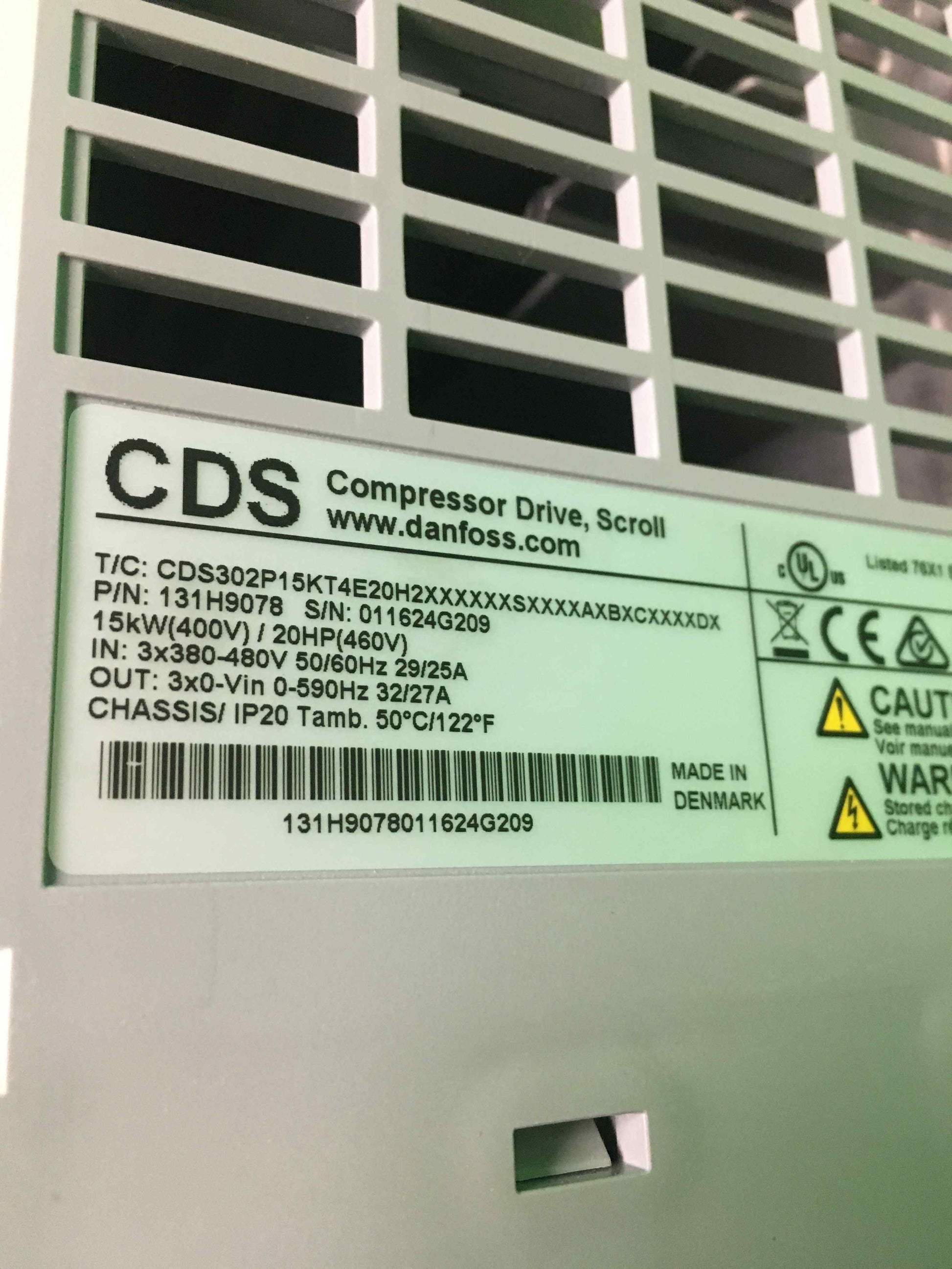 DANFOSS 131H9078 131H9078 CDS302P15KT4E20H2XXXXXXSXXXXAXBXCXXXXDX