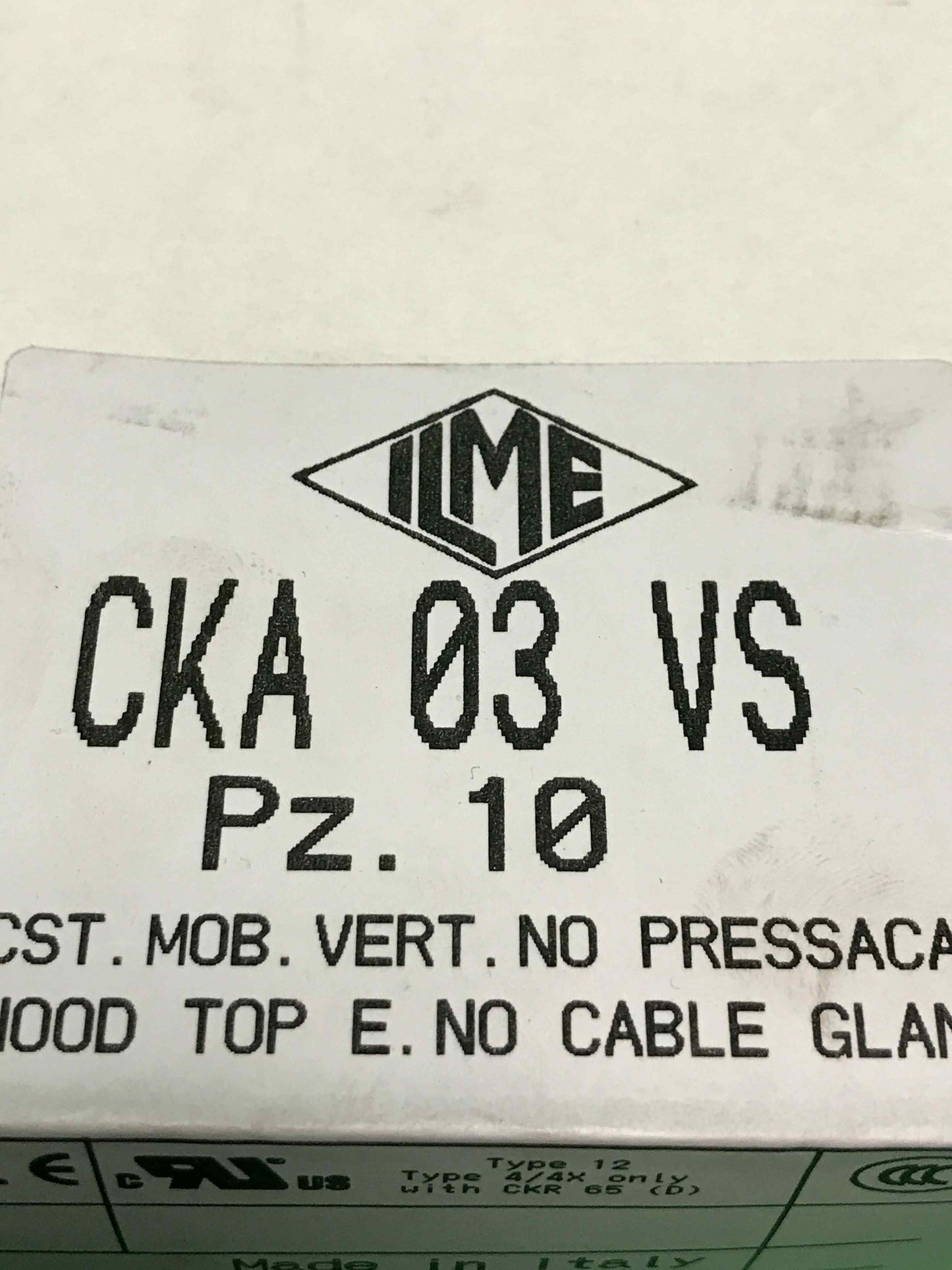 ILME CKA 03 VS CKA03VS SEALED 10 UNITS