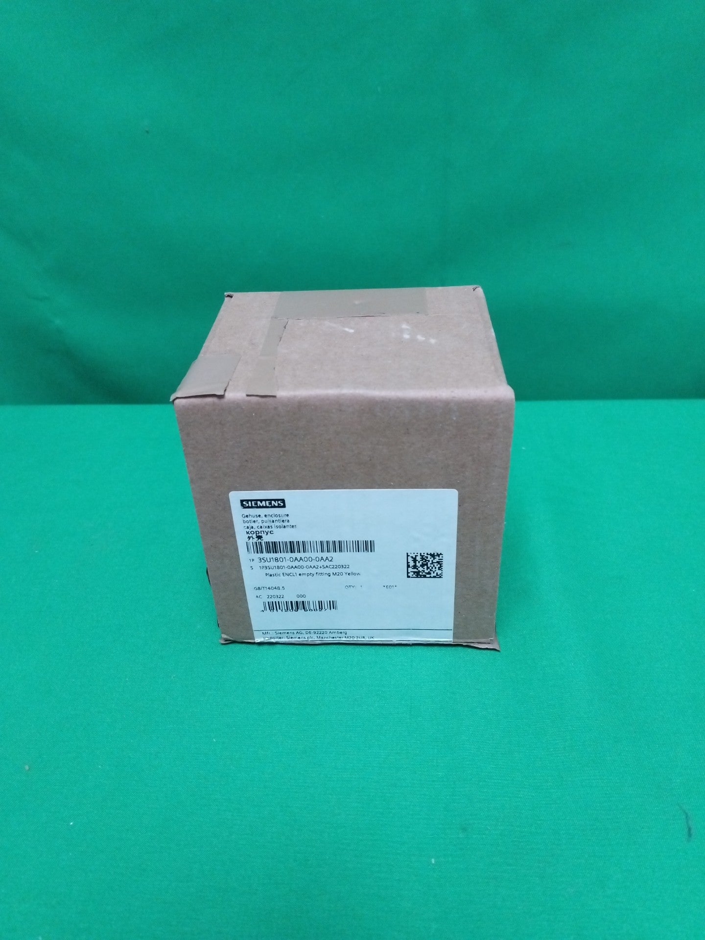 SIEMENS 3SU1801-0AA00-0AA2 3SU18010AA000AA2 BOITIER