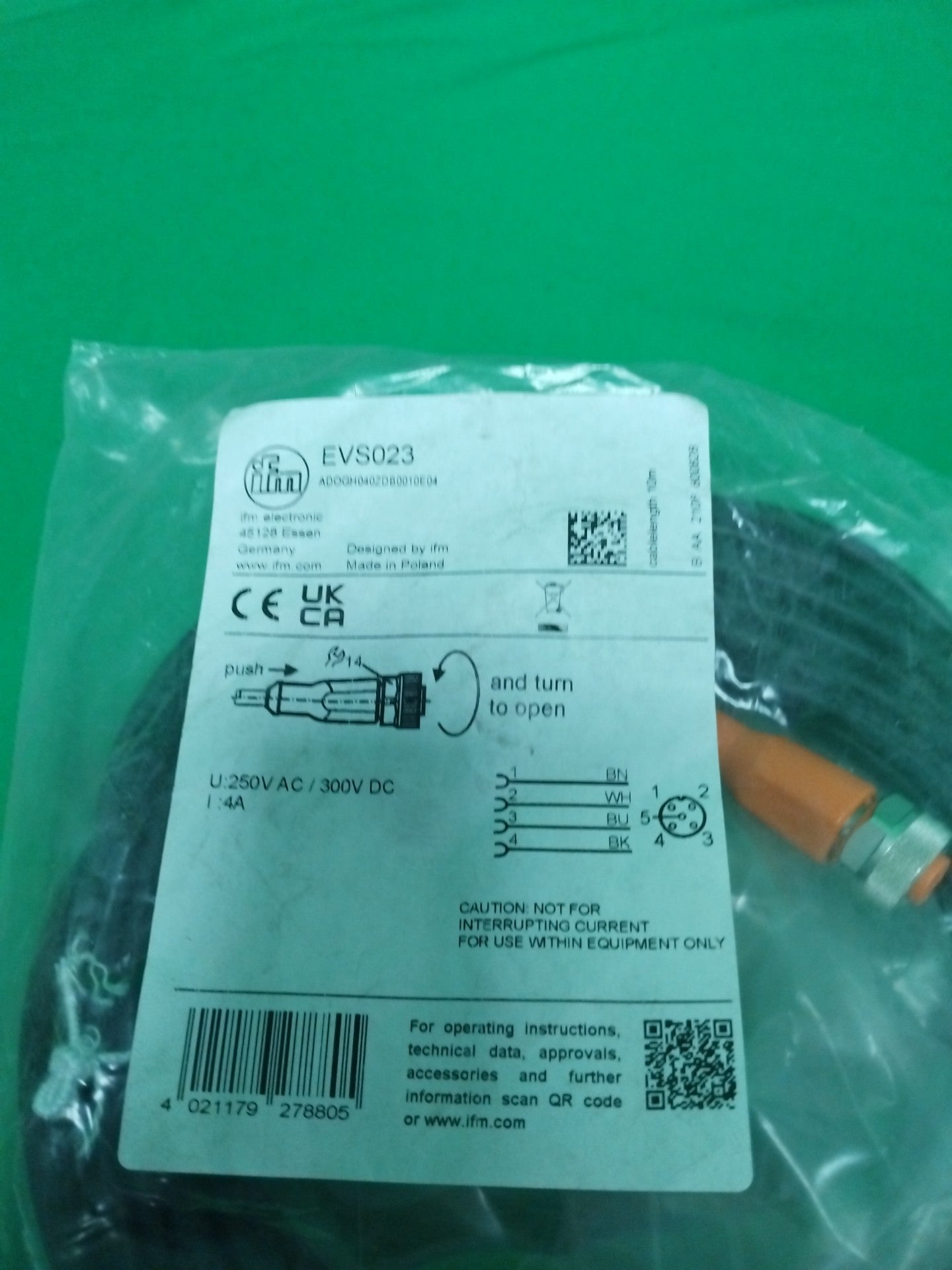 IFM ELECTRONIC EVS023 EVS023