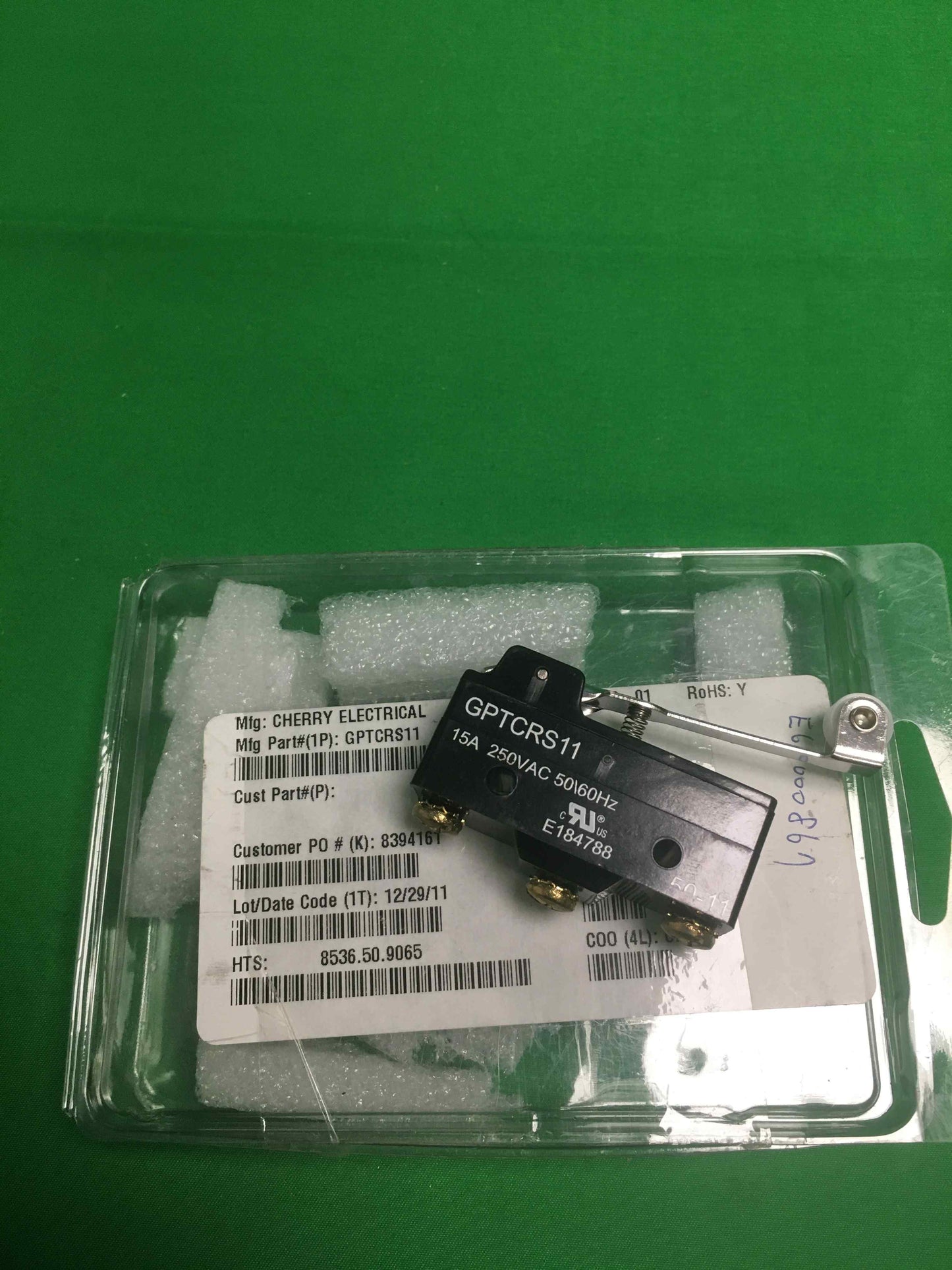 CHERRY ELECTRICAL GPTCRS11 GPTCRS11