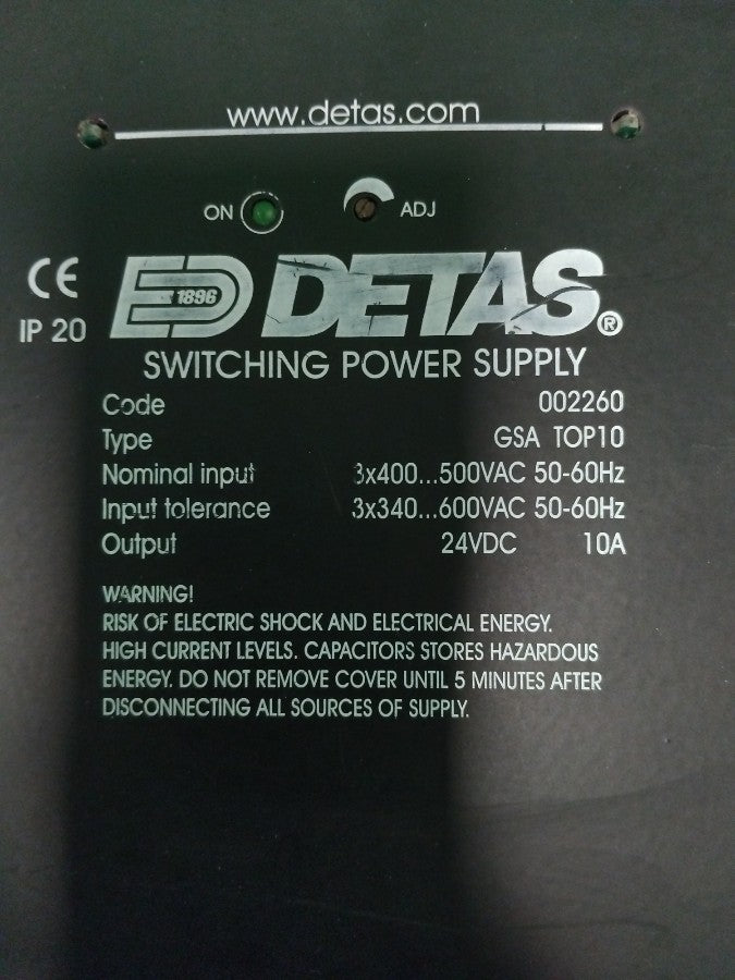 DETAS GSA TOP10 GSATOP10