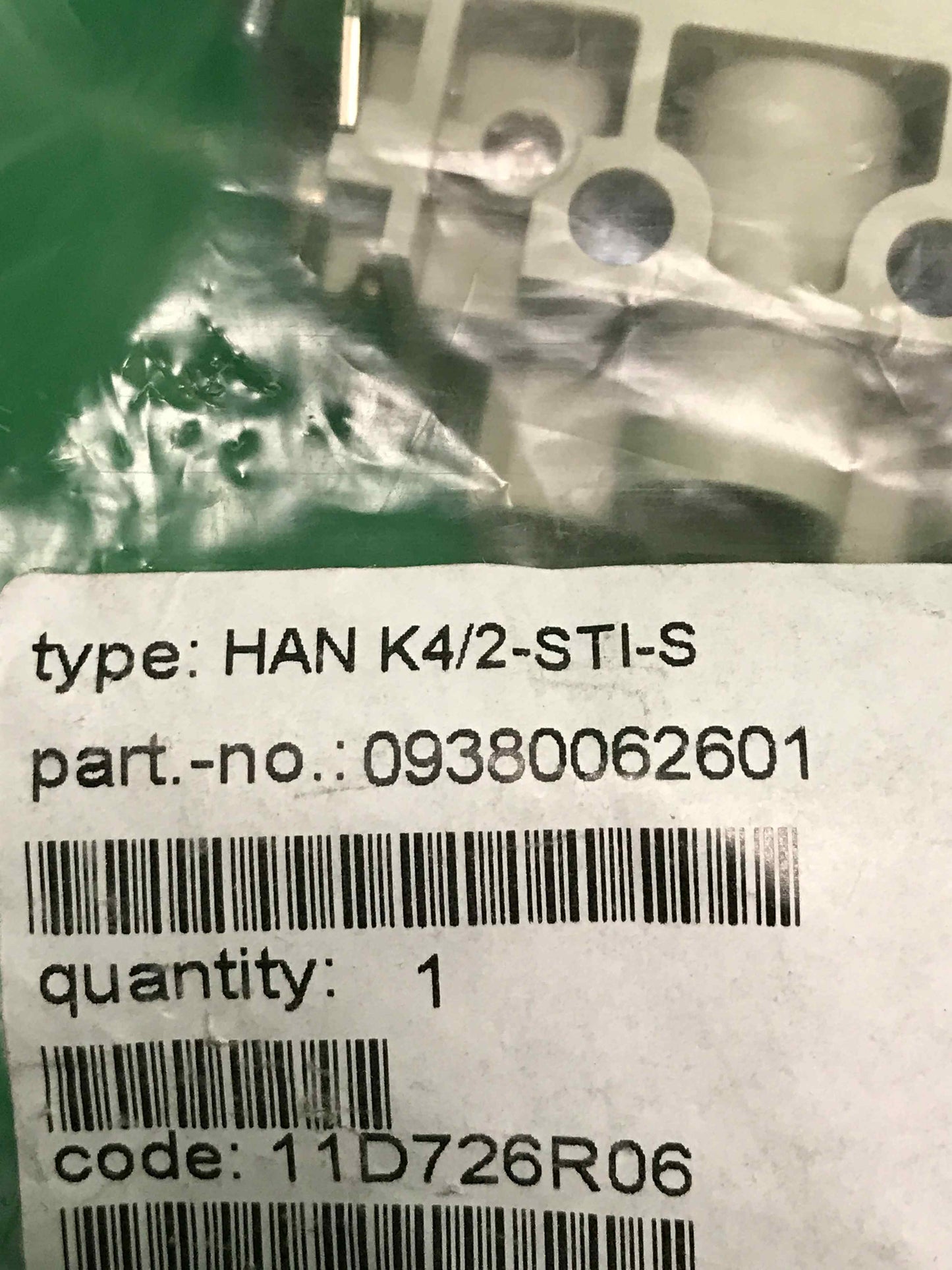 HARTING HAN K4 2-STI-S HANK42STIS HAN K4/2-STI-S