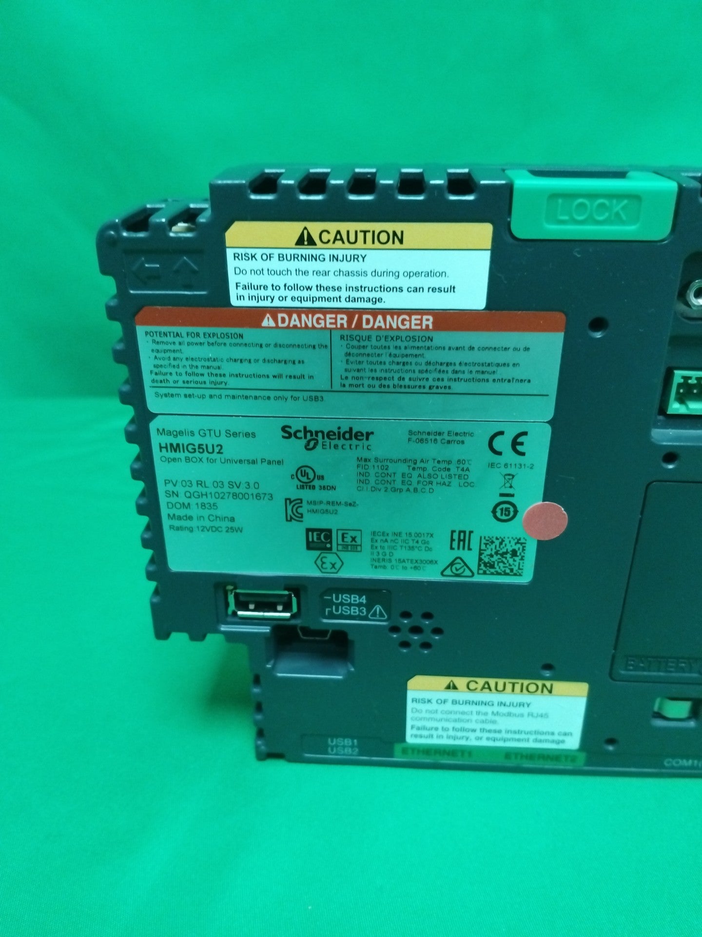 Schneider-Electric HMIG5U2 HMIG5U2 Defective