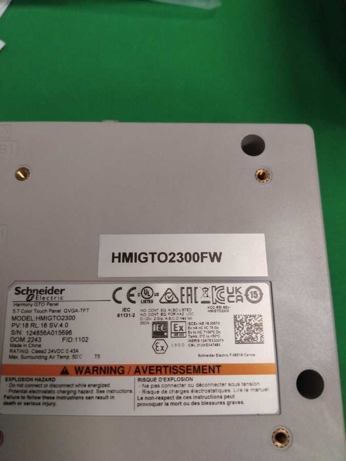 Schneider-Electric HMIGTO2300FW HMIGTO2300FW