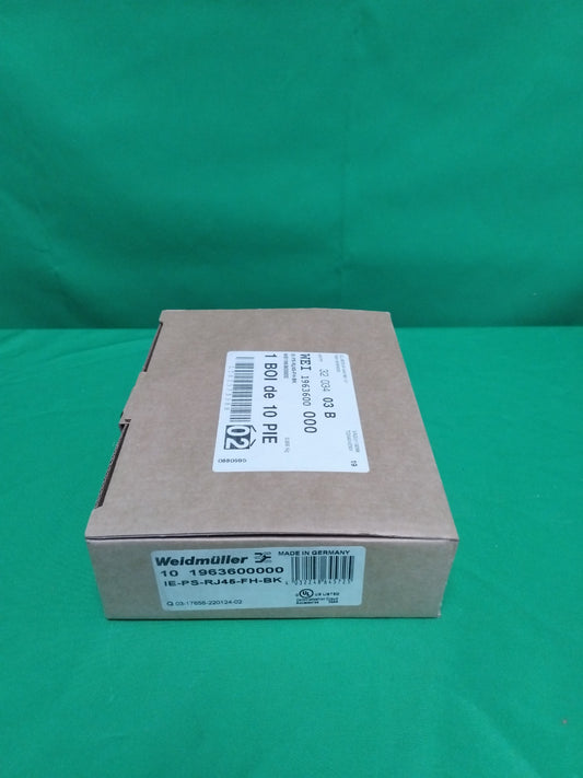 WEIDMULLER IE-PS-RJ45-FH-BK IEPSRJ45FHBK 3 BOX OF 10