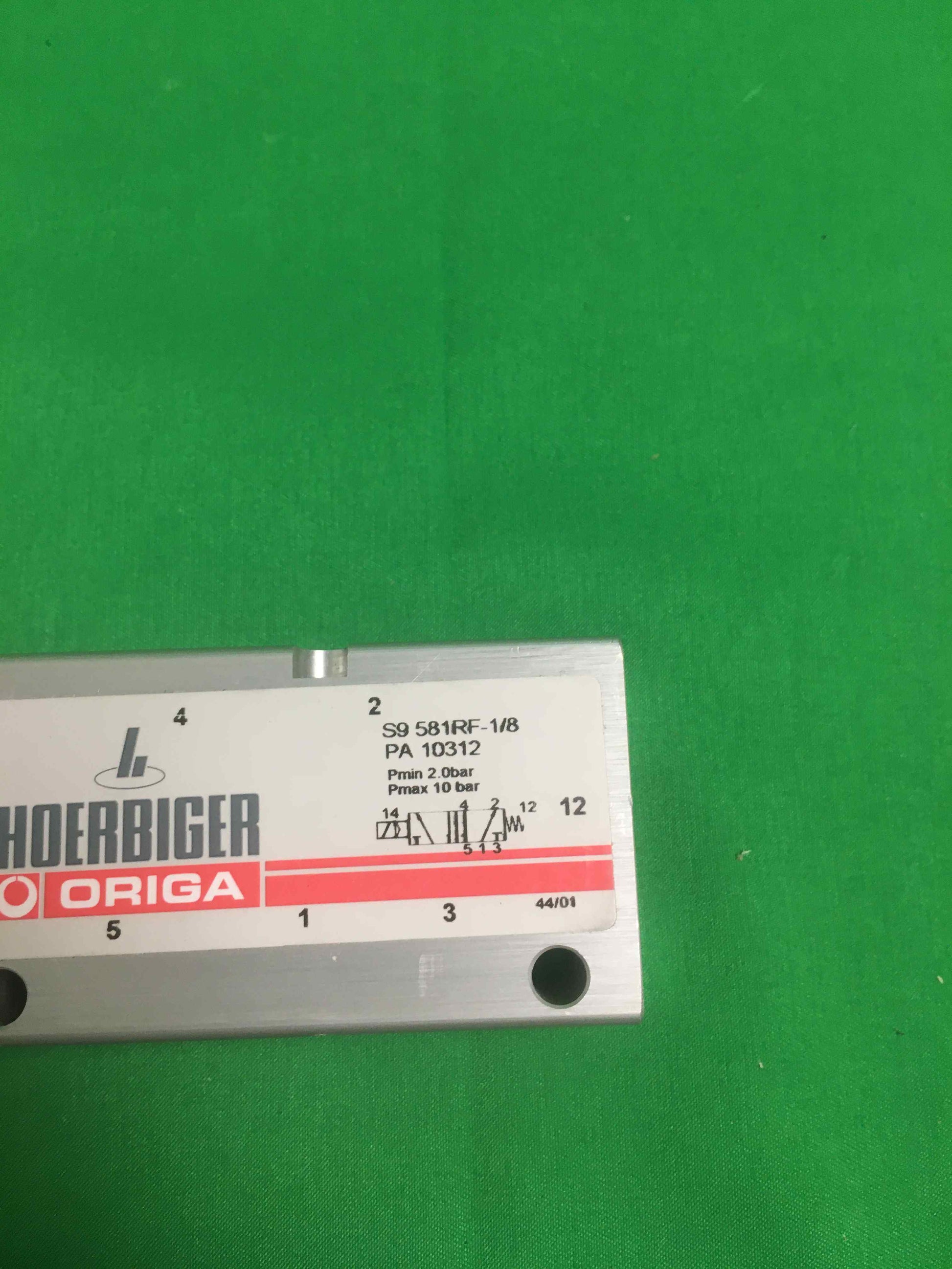 HOERBIGER KZ3673 KZ3673 REF S9581RF-1/8 WITHOUT ORIGINAL PACKAGING