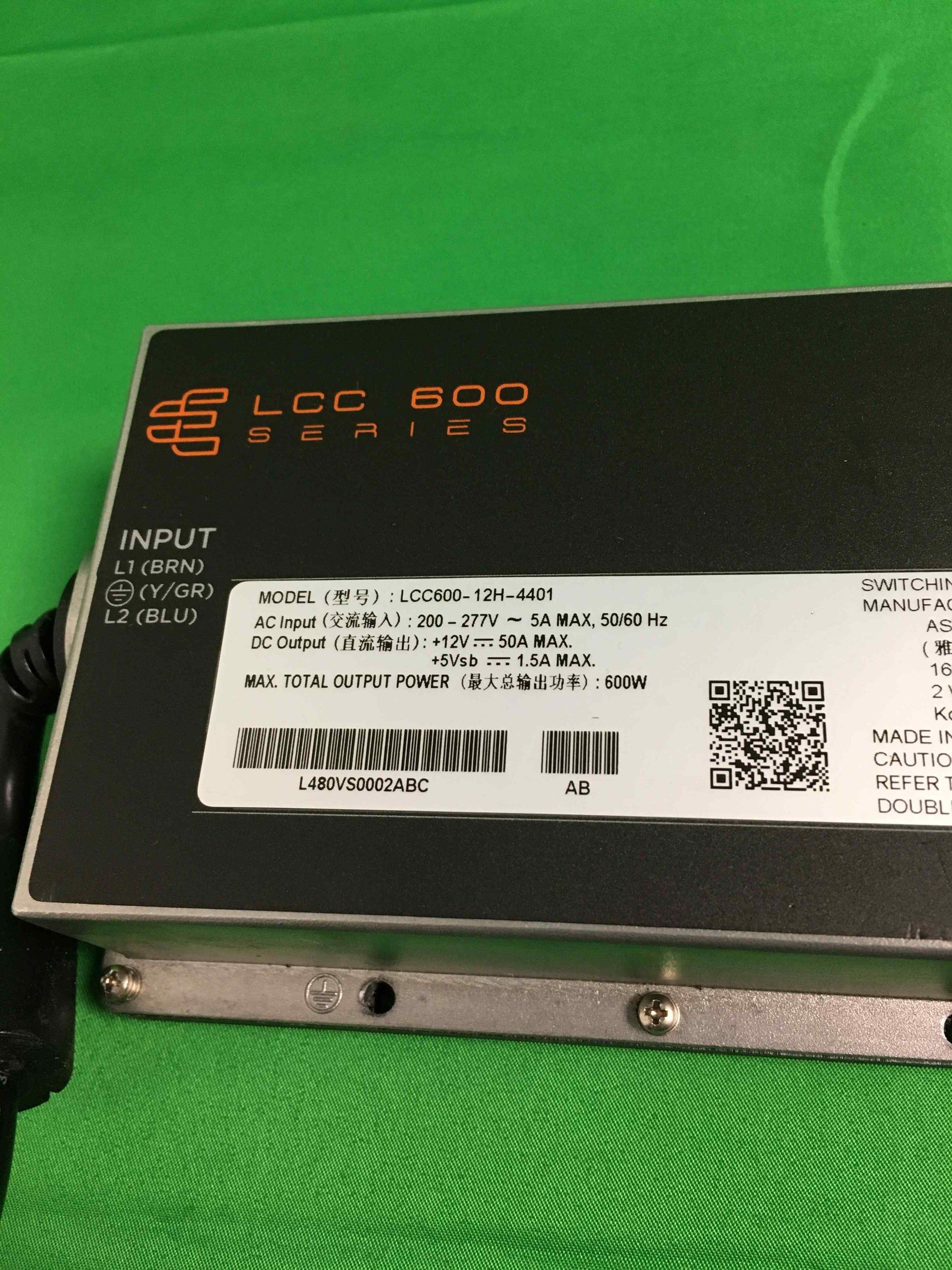 Artesyn Embedded Power LCC600-12H-4401 LCC60012H4401
