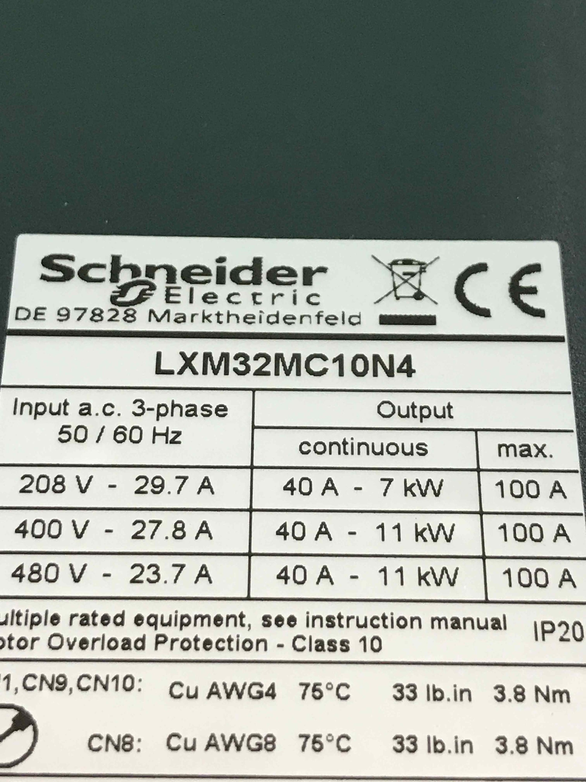 Schneider Electric-LXM32MC10N4/LXM32MC10N4
