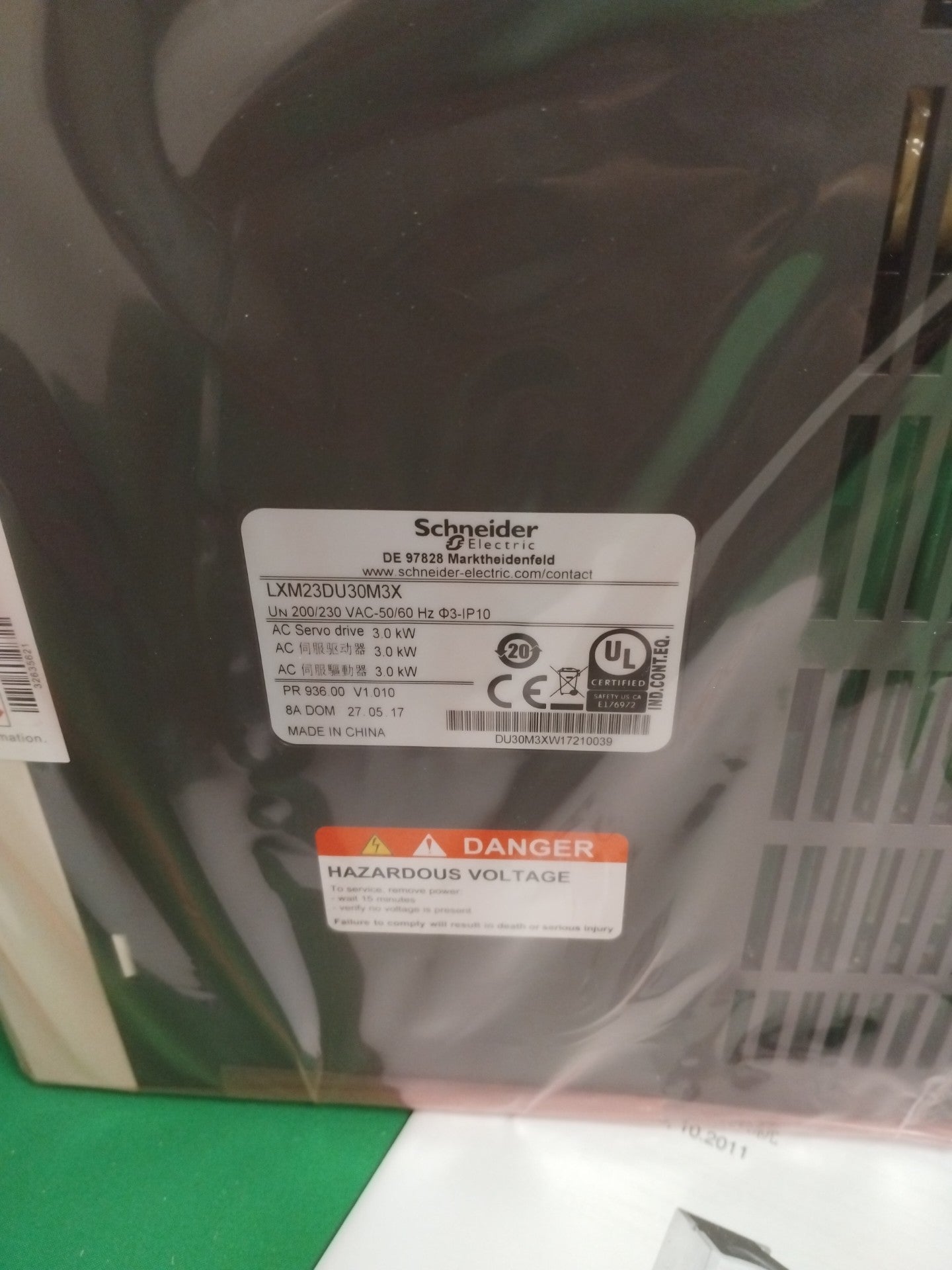 Schneider-Electric LXM23DU30M3X LXM23DU30M3X LEXIUM 23 SERVO DRIVE 3.0 KW