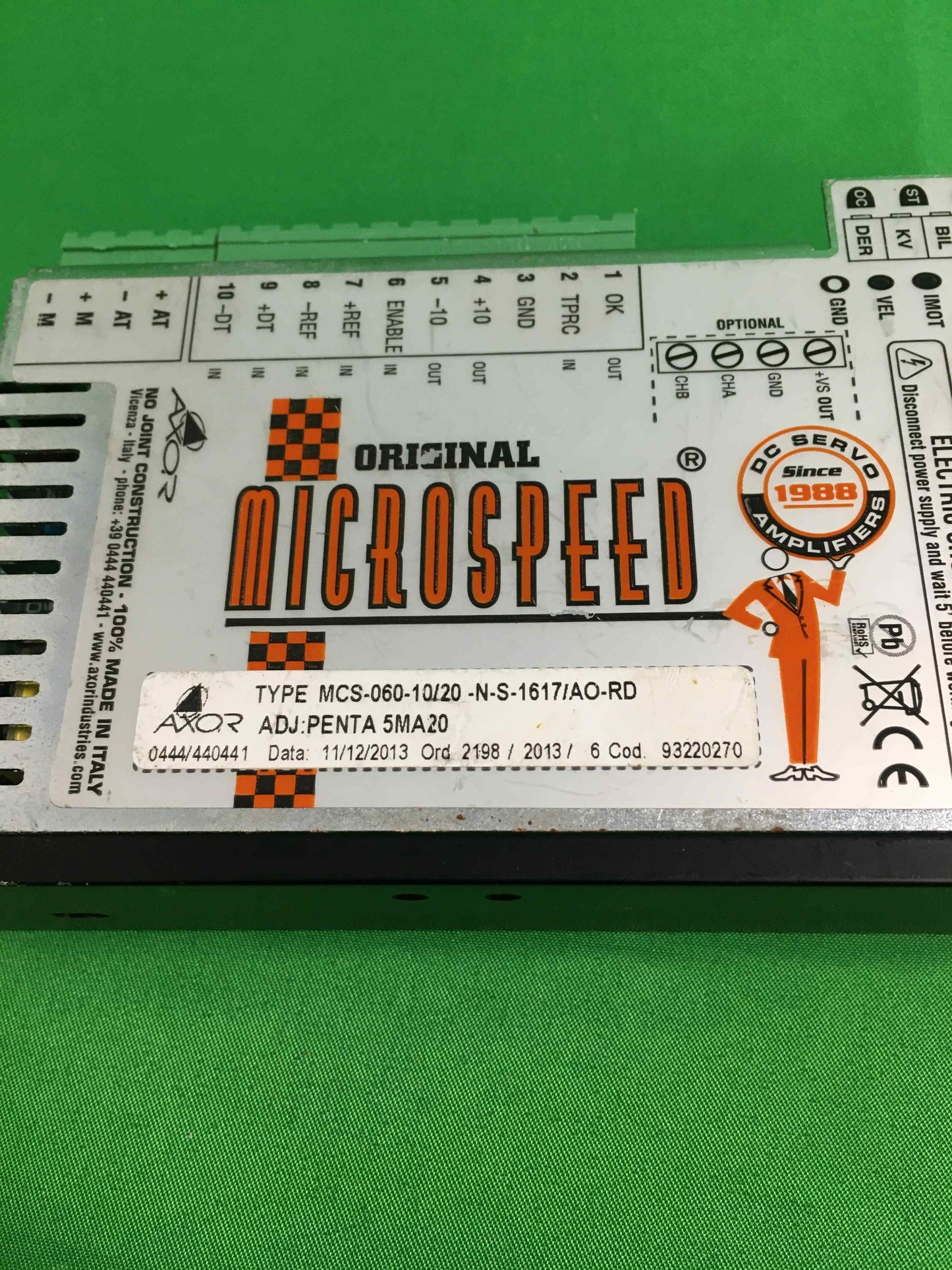 AXOR MCS-060-10 20-N-S-1617 AO-RD MCS-060-10/20-N-S-1617/AO-DR