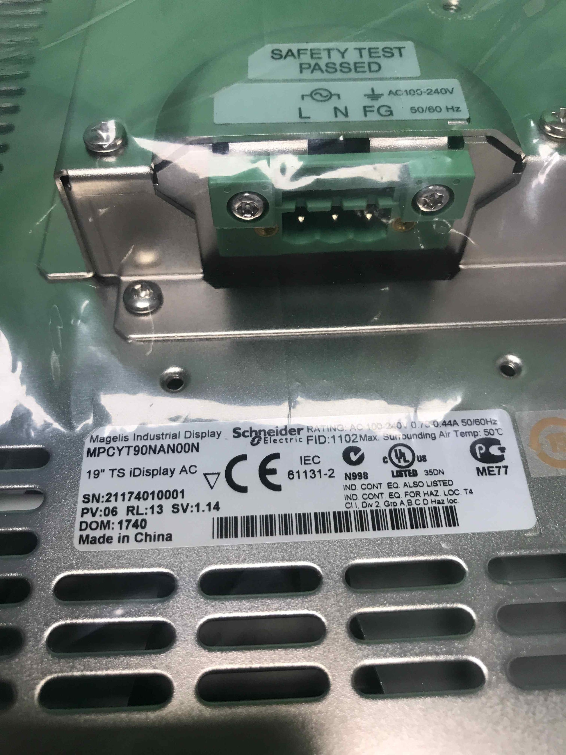 SCHNEIDER ELECTRIC MPCYT90NAN00N MPCYT90NAN00N ( 18 months warranty )