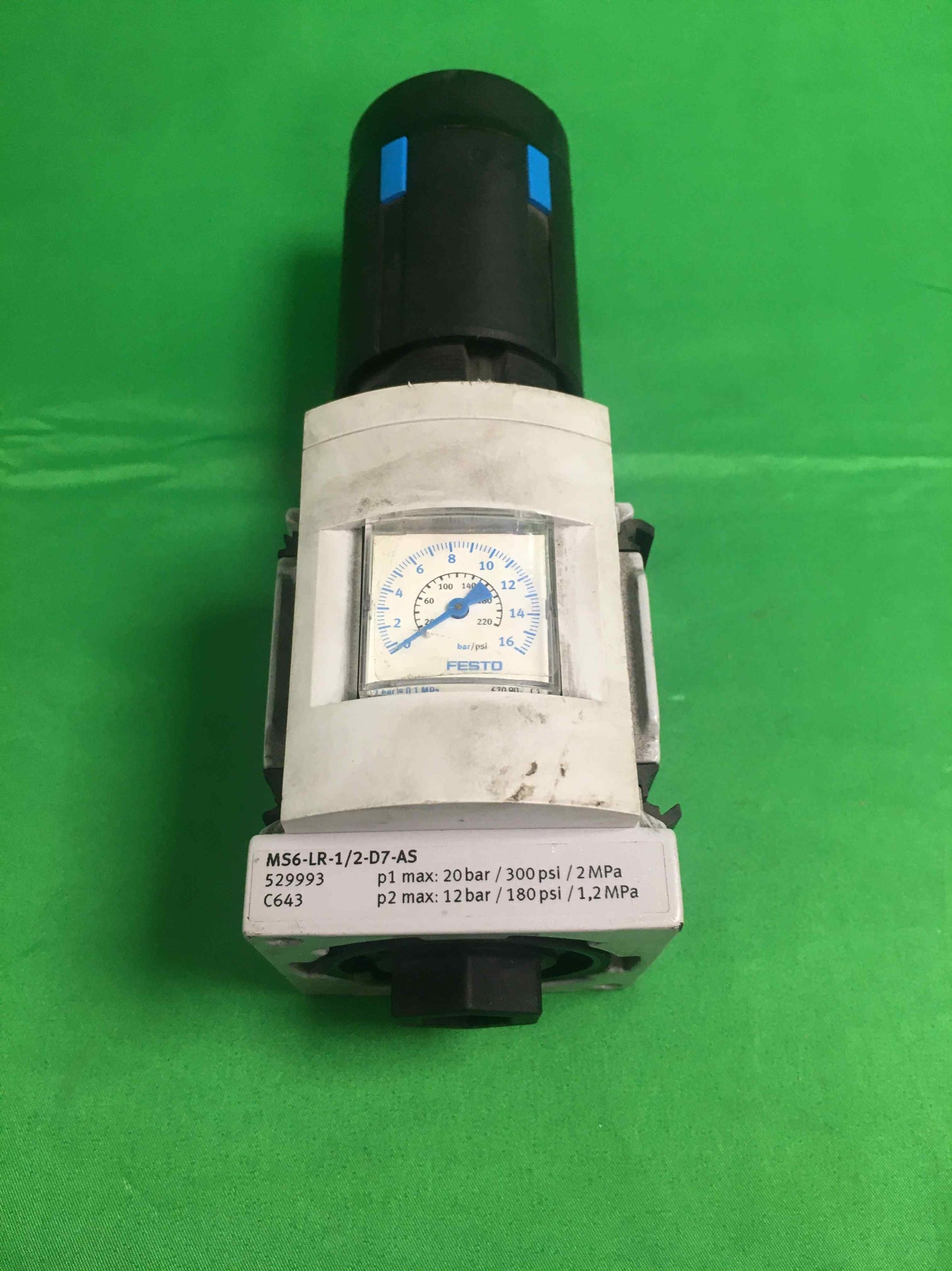 FESTO MS6-LR-1 2-D7-AS MS6LR12D7AS MS6-LR-1/2-D7-AS