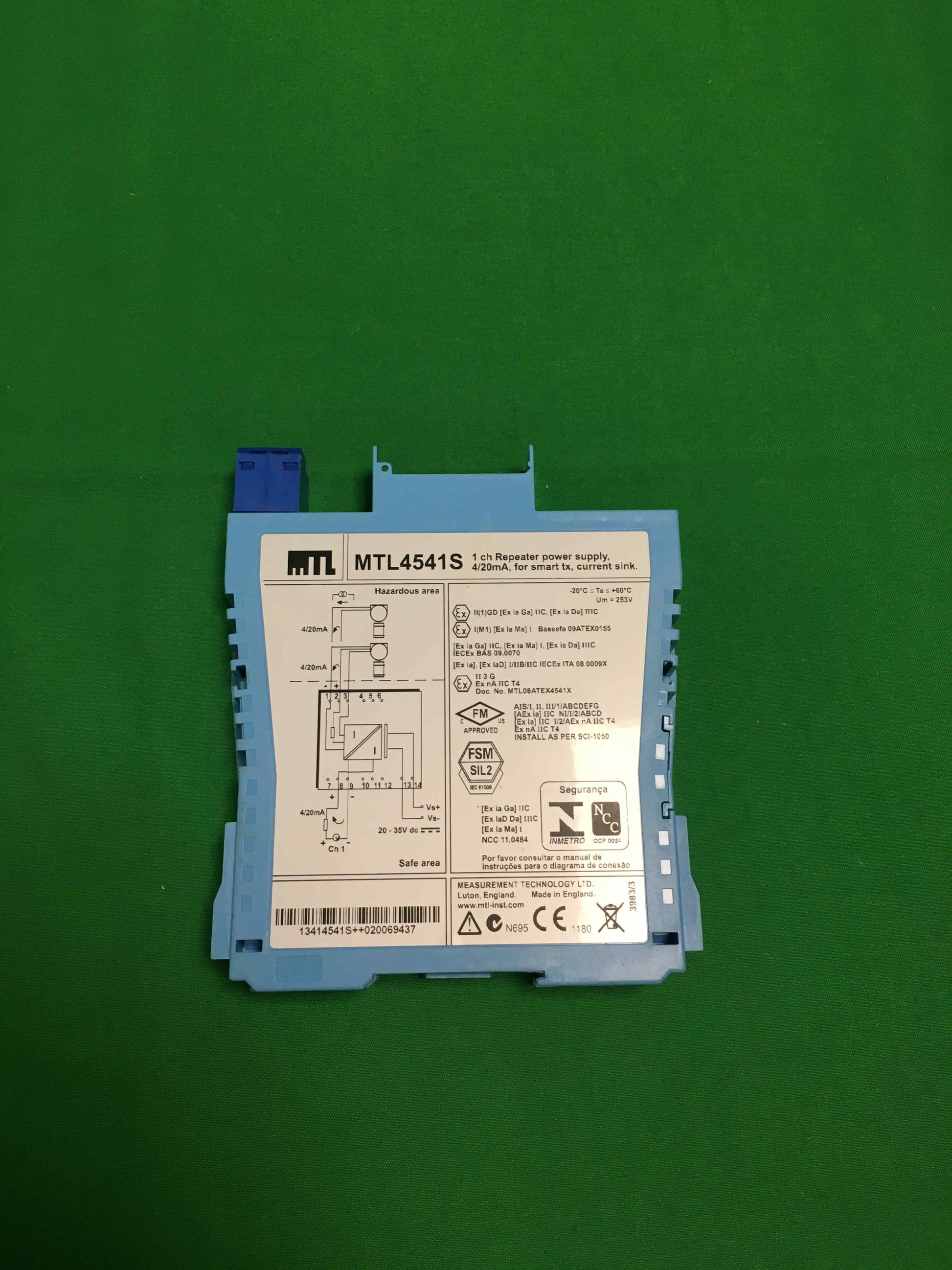 MEASUREMENT TECHNOLOGY LTD-MTL4541S/MTL4541S