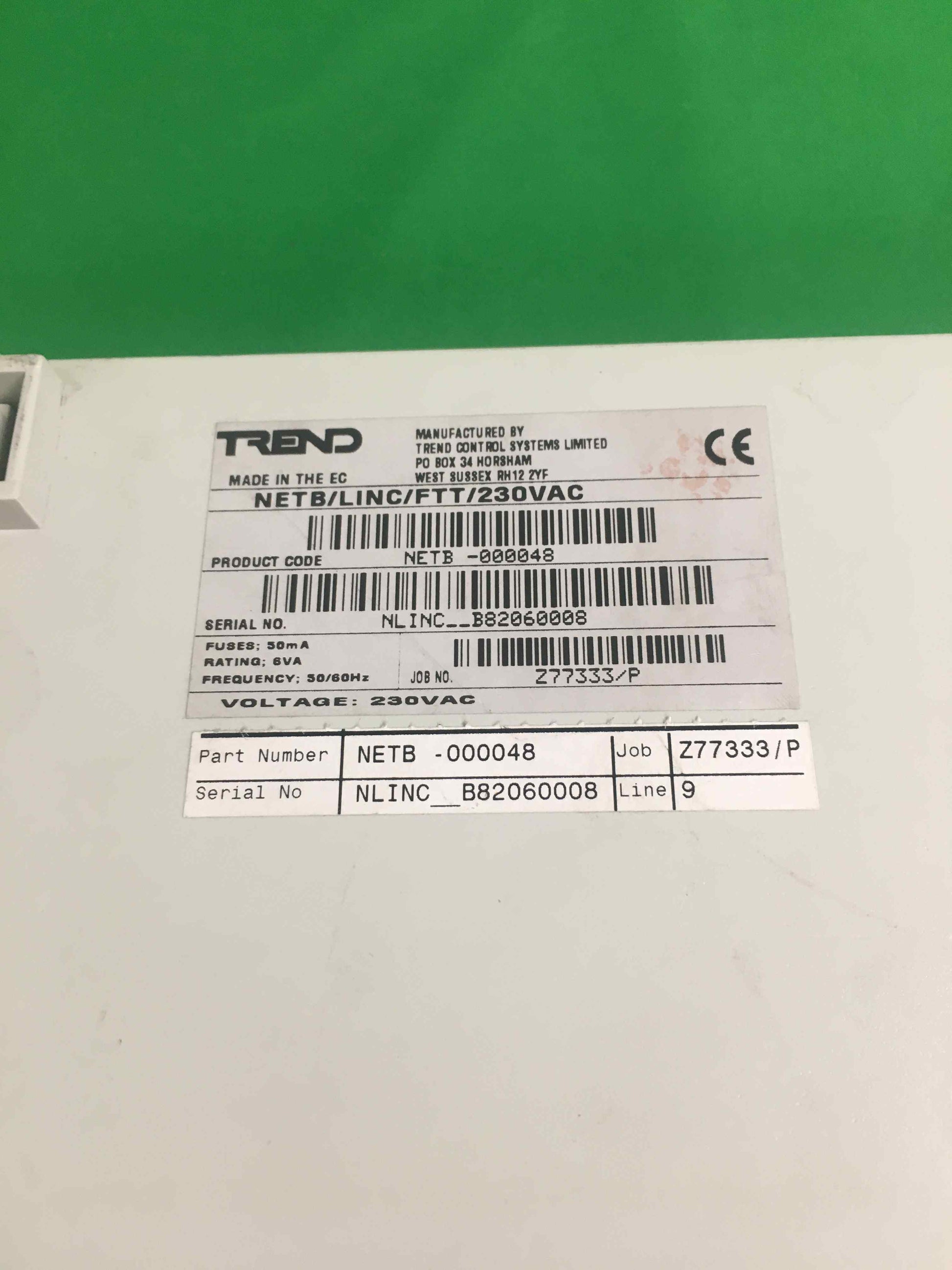TRENDNET LINC FTT 230VAC LINCFTT230VAC NETB/LINC/FTT/230VAC