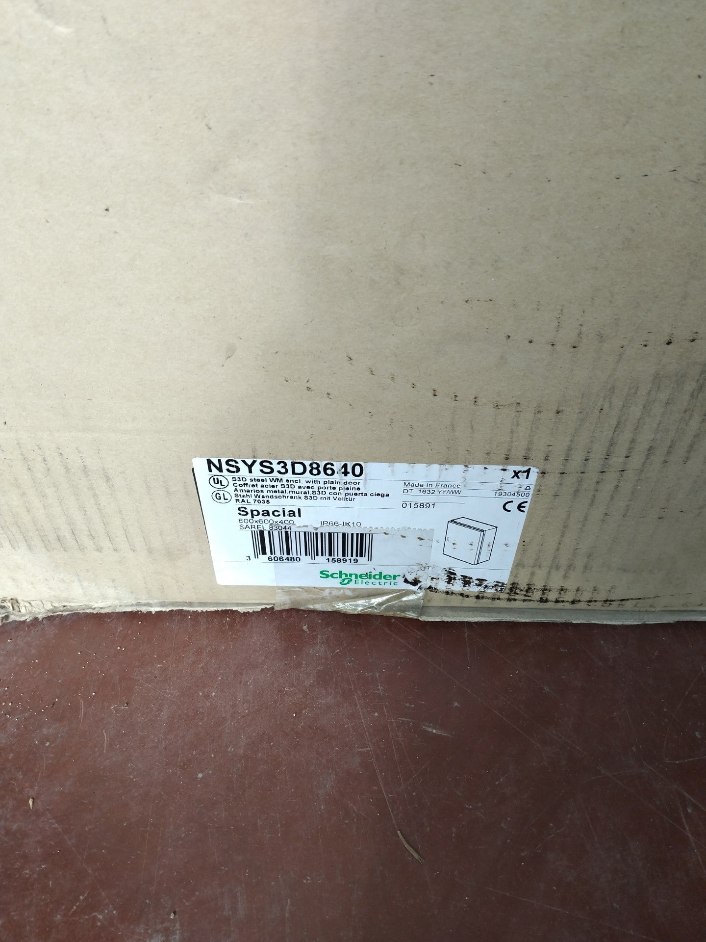 Schneider-Electric NSYS3D8640 NSYS3D8640 LEGERES TRACES D'USURE