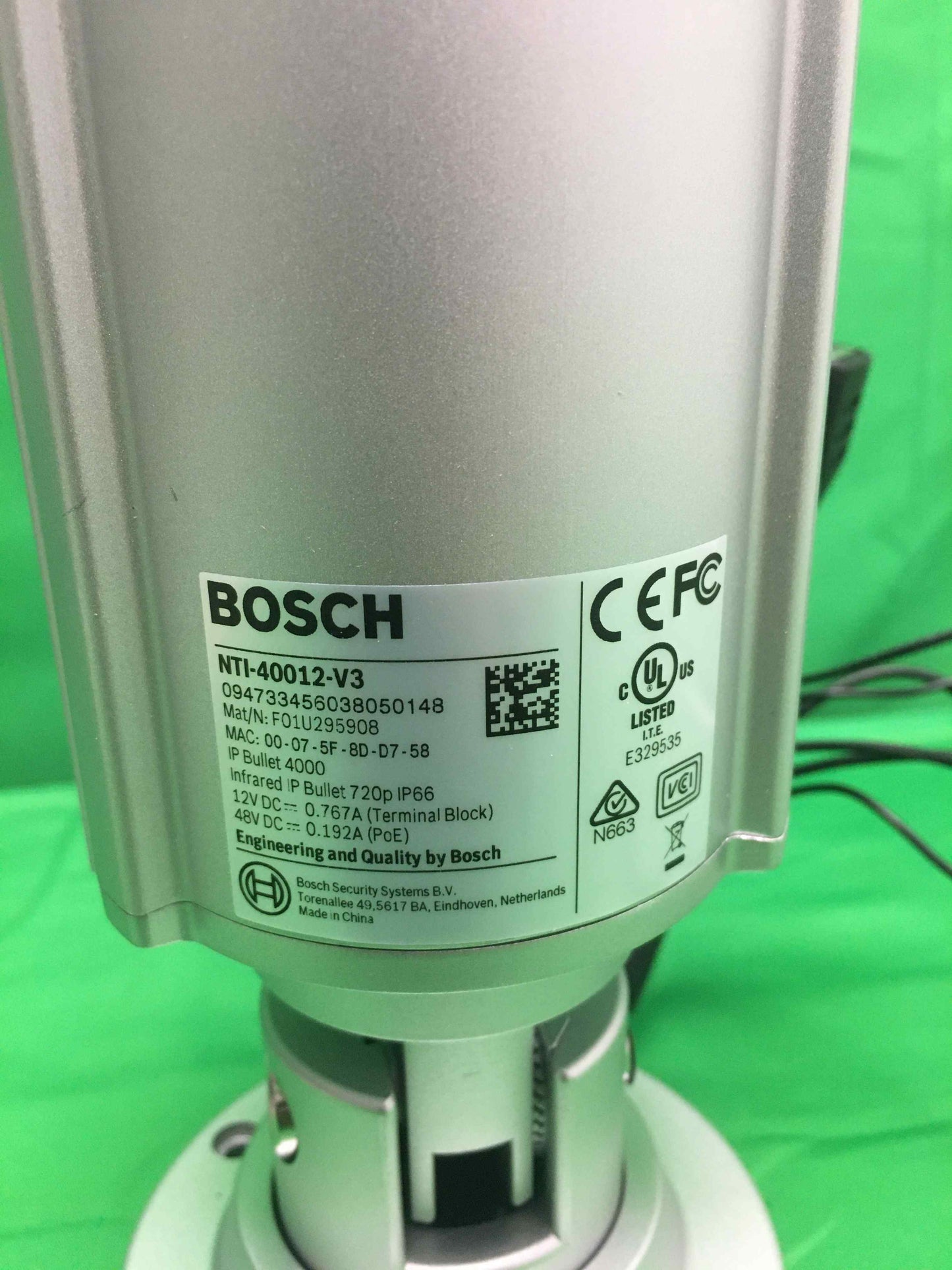 BOSCH NTI-40012-V3 NTI40012V3
