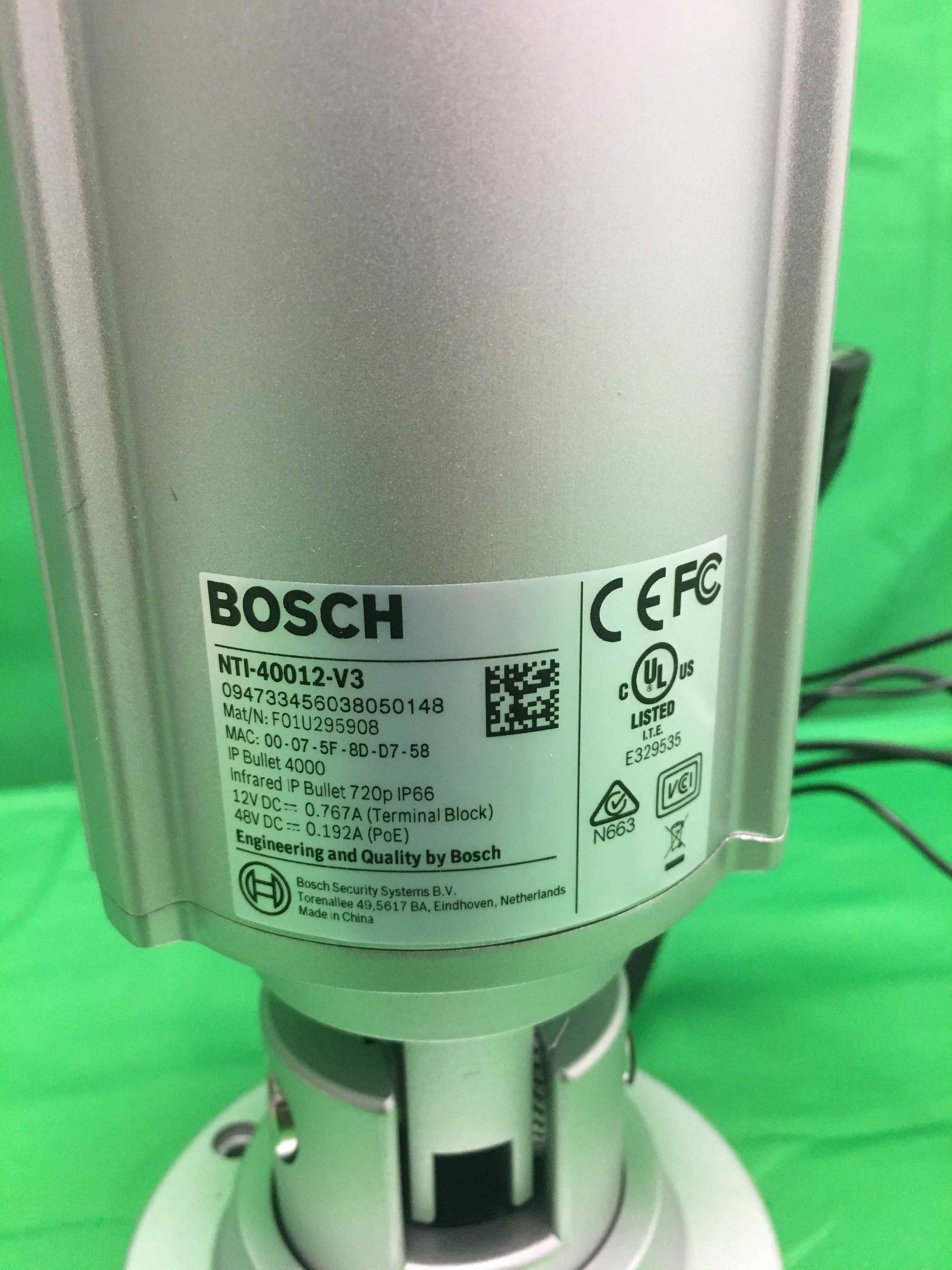 BOSCH NTI-40012-V3 NTI40012V3