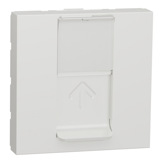 Schneider Electric-NU344918W-Reconditionné - Unica prise RJ45 simple cat 6A blindé STP FTP 2mod Blc méca seul