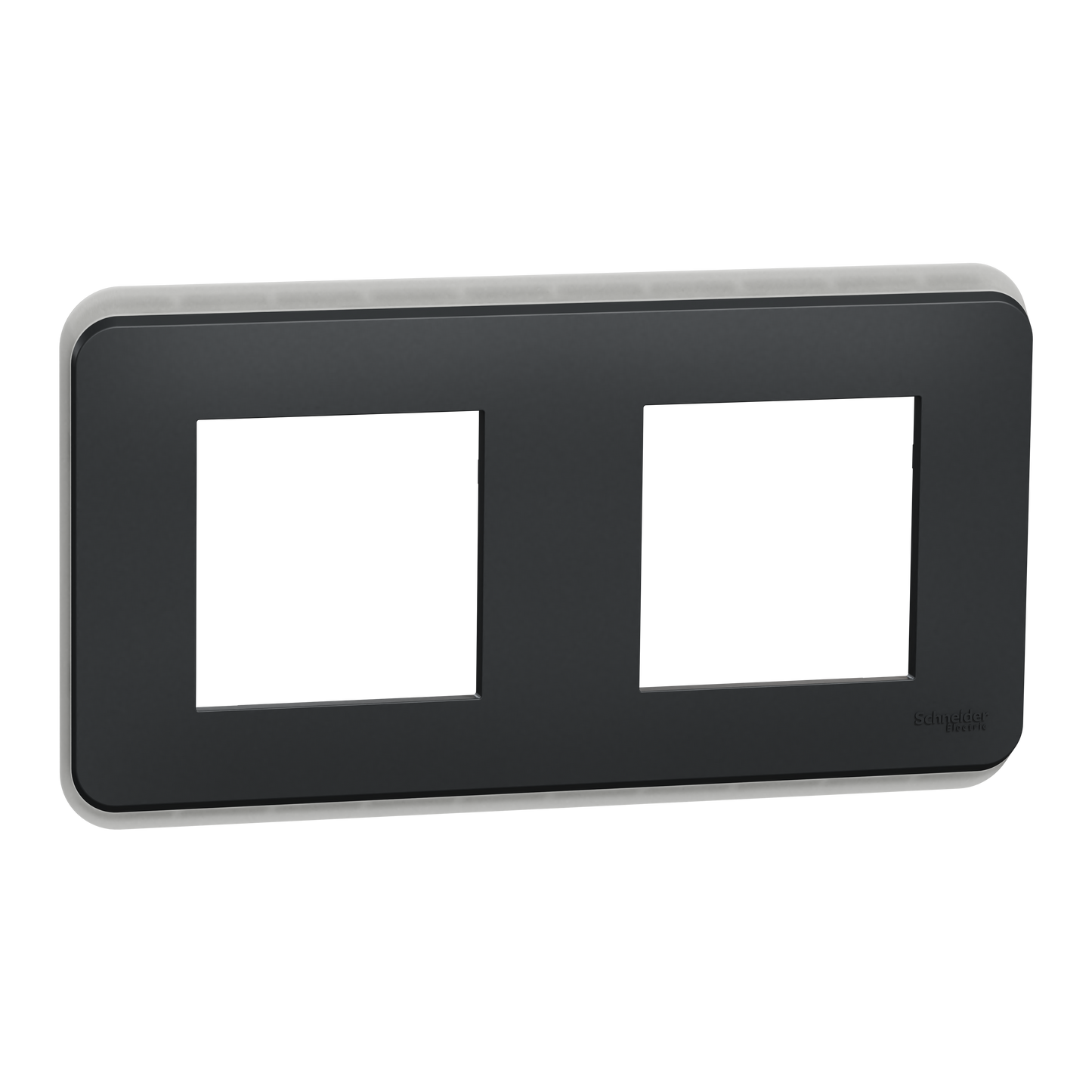 Schneider Electric-NU400454W-Reconditionné - Unica Pro - plaque de finition - Anthracite - 2 postes