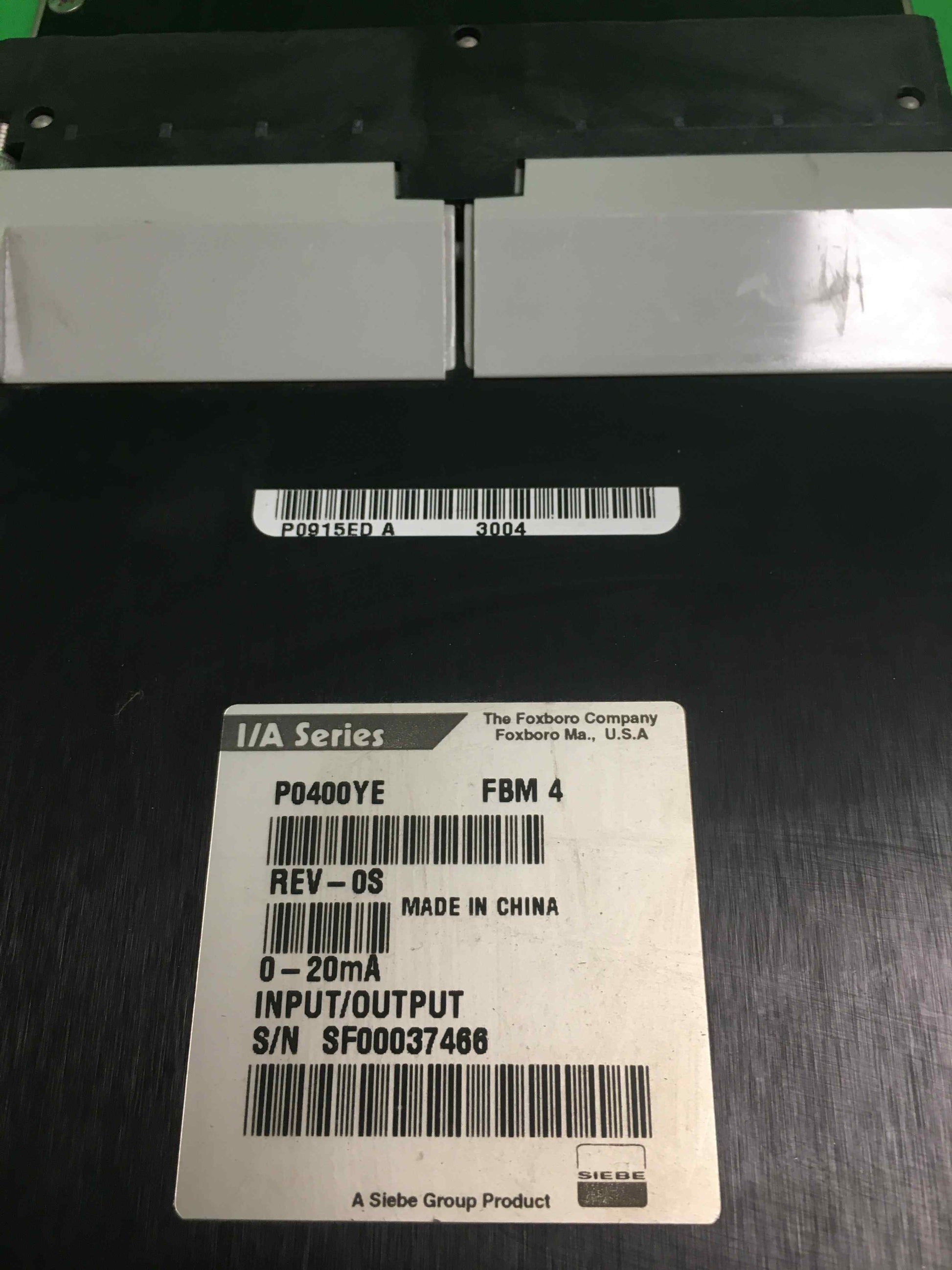 FOXBORO COMPANY P0400YE P0400YE FBM 4 INPUT/OUTPUT