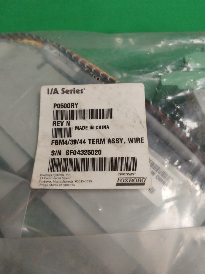 FOXBORO P0500RY P0500RY