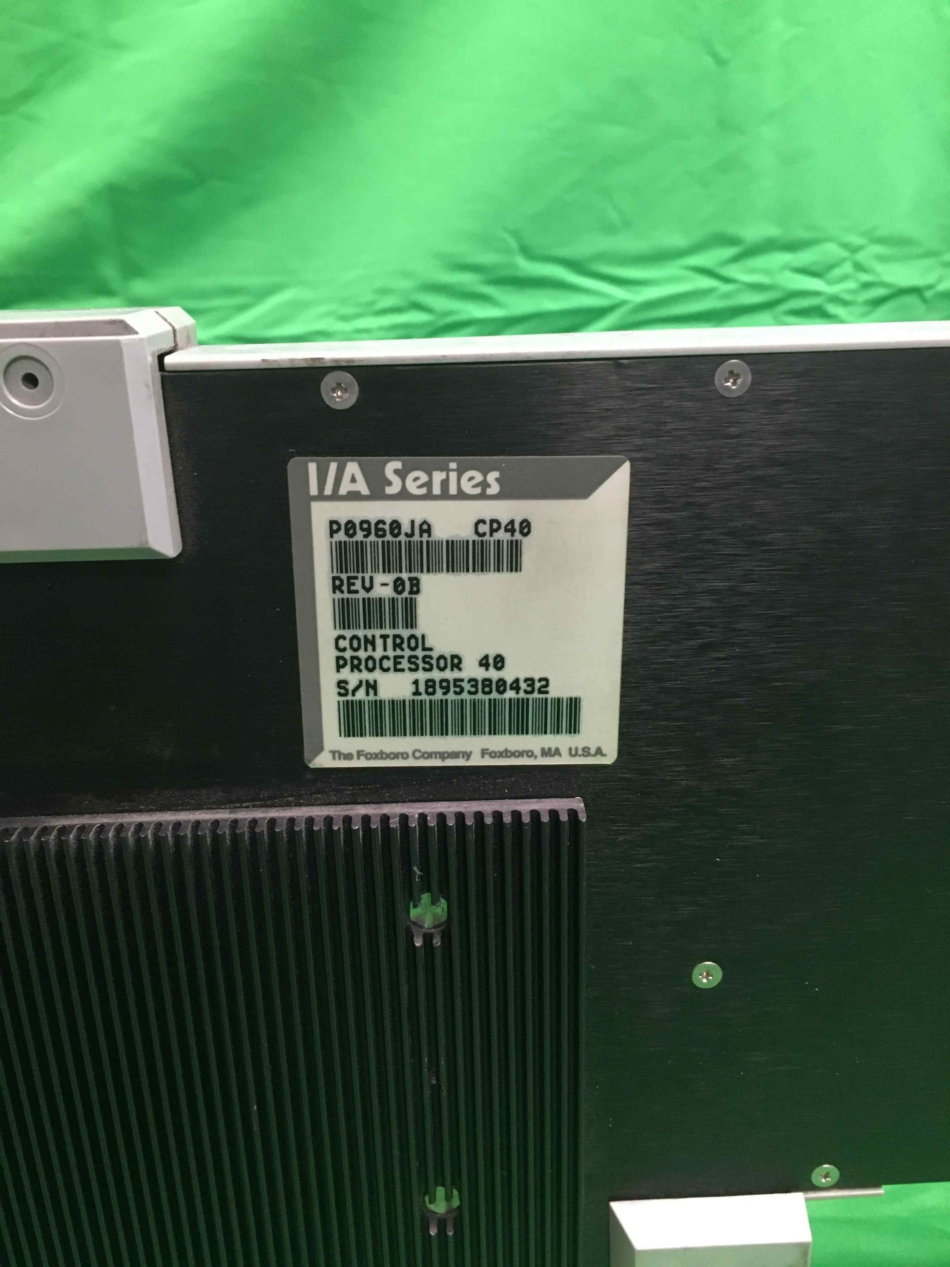 FOXBORO COMPANY P0960JA P0960JA CP 40 CONTROL PROCESSOR