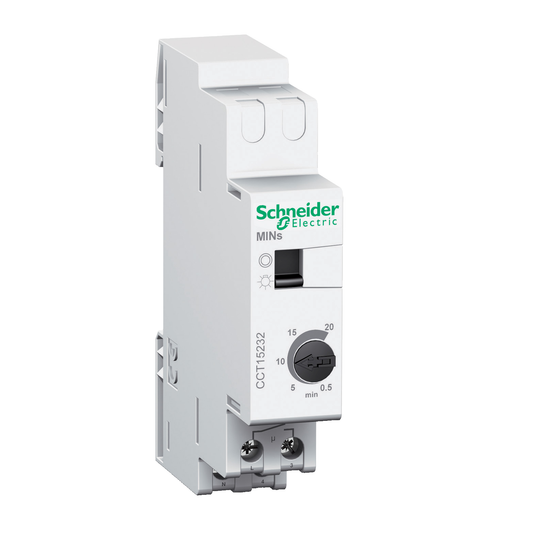 Schneider Electric-CCT15232W-Reconditionné - Acti9 MINs- minuterie 30s..20mn contact 16A/230Vca marche forcée