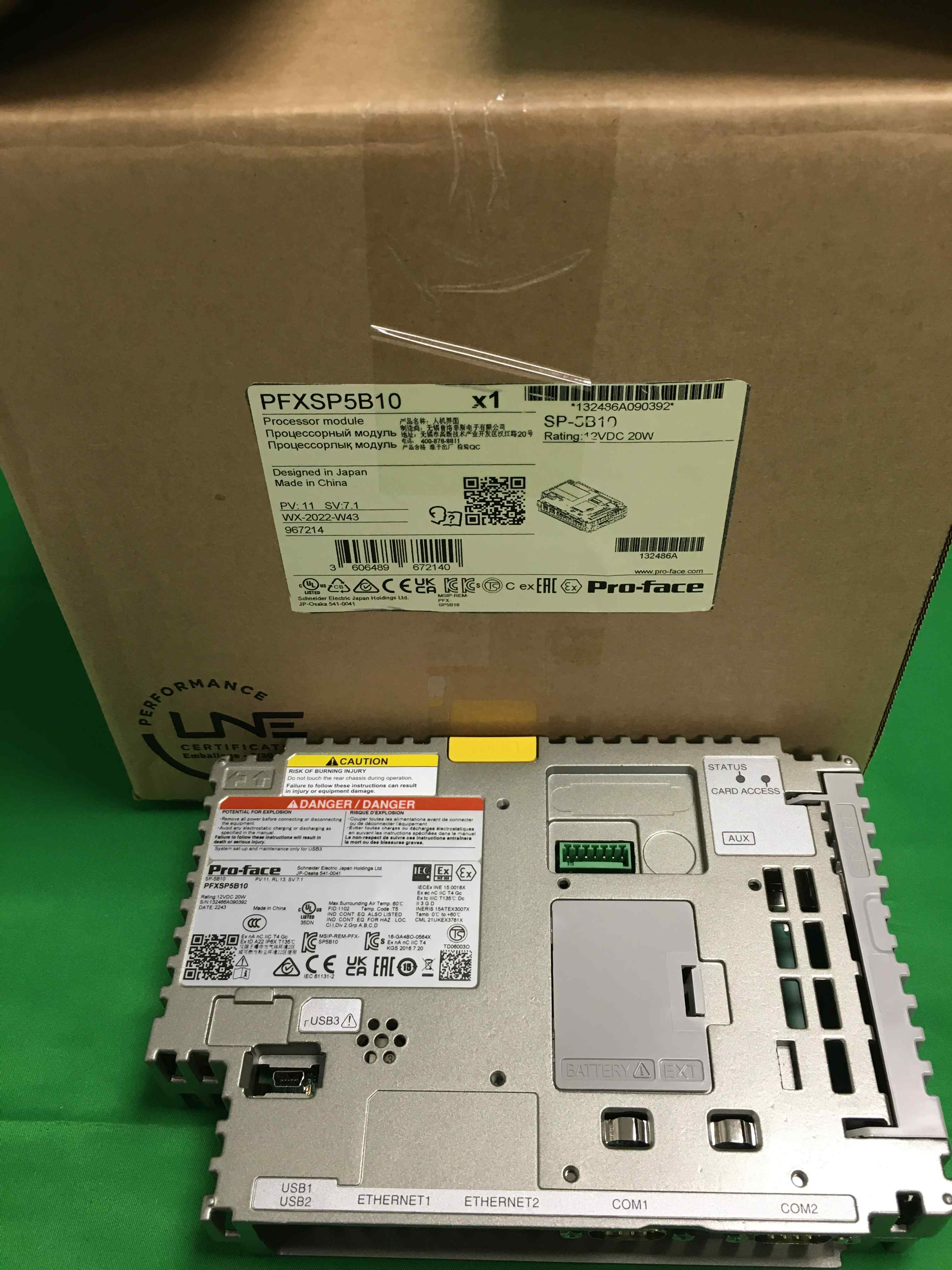 Pro-Face PFXSP5B10 PFXSP5B10 WITHOUT ORIGINAL PACKAGING Schneider-Electric