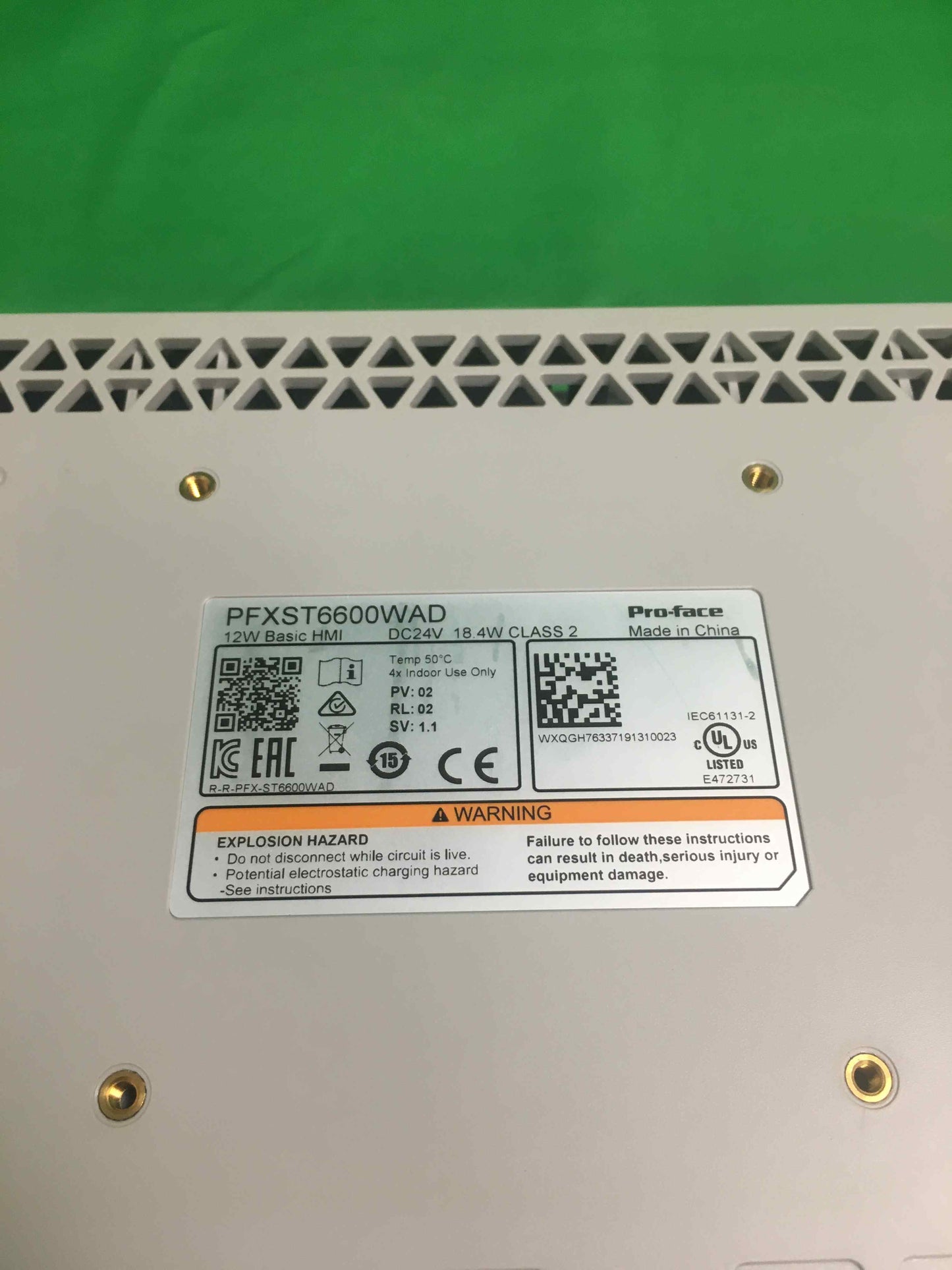 Pro-Face PFXST6600WAD PFXST6600WAD Schneider-Electric