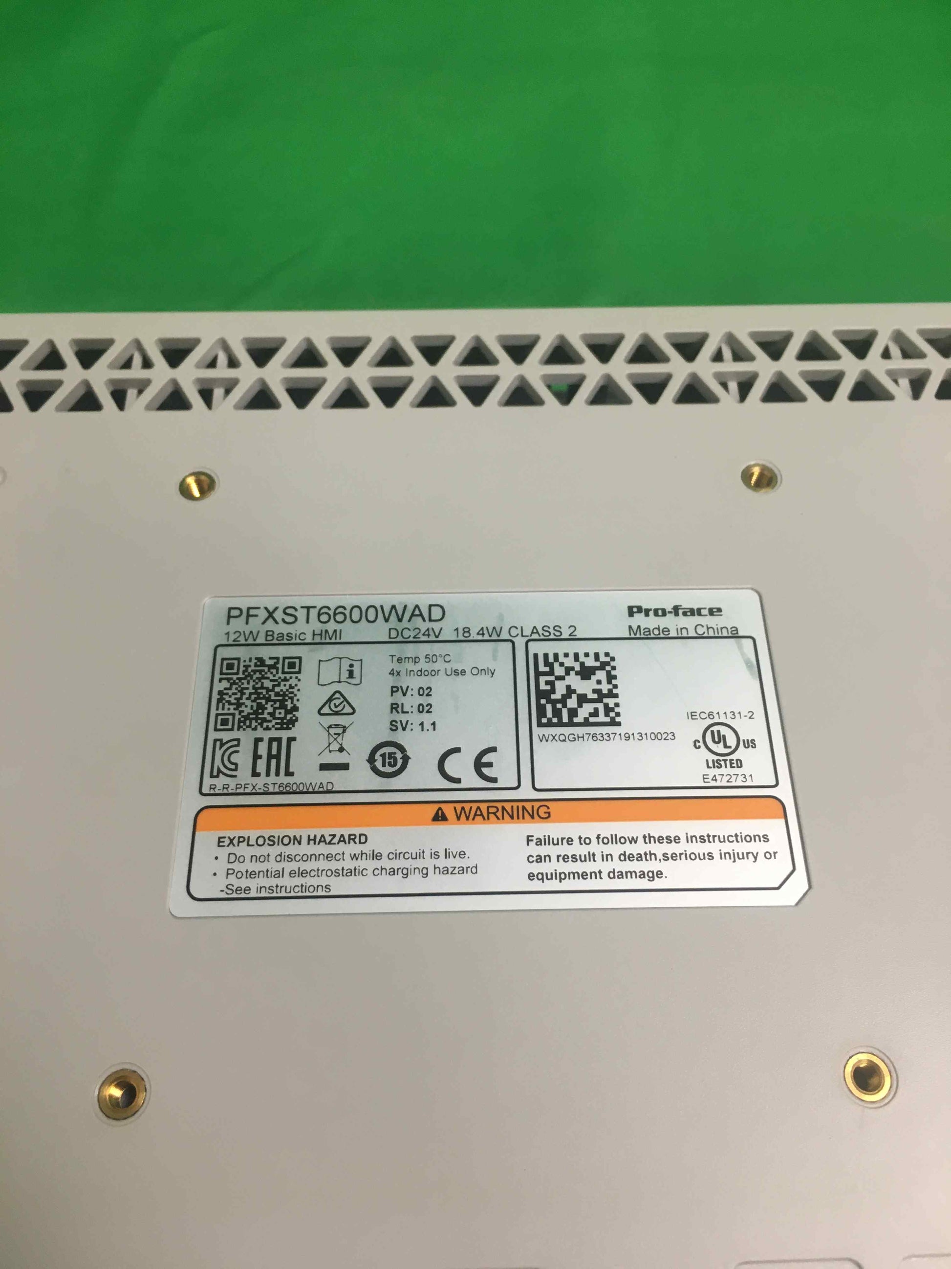 Pro-Face PFXST6600WAD PFXST6600WAD Schneider-Electric