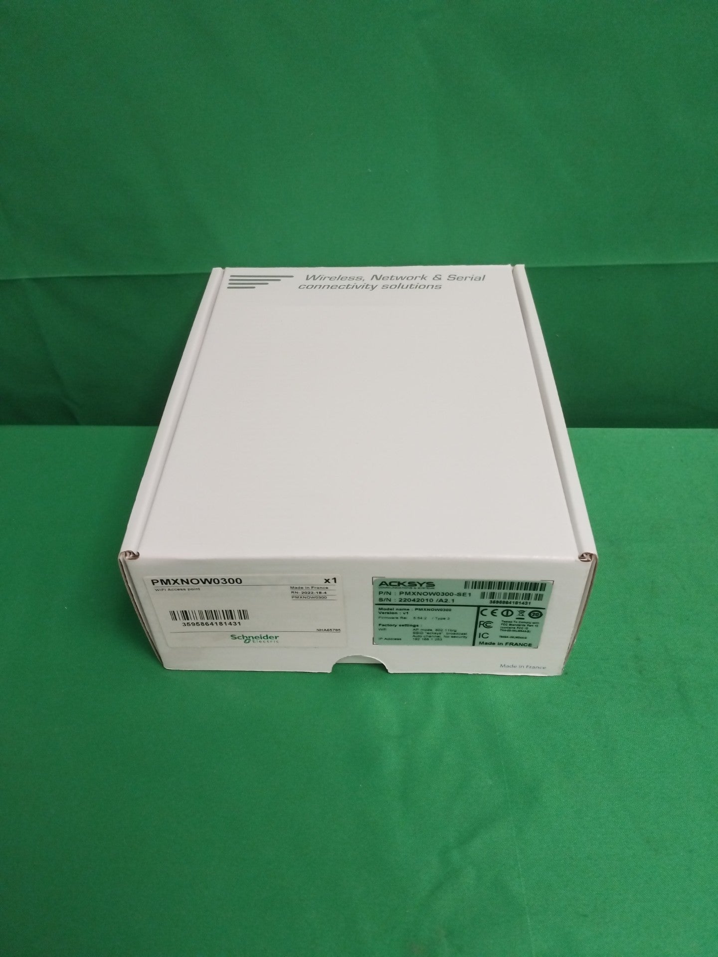 Schneider-Electric PMXNOW0300 PMXNOW0300 WIFI ACCESS POINT