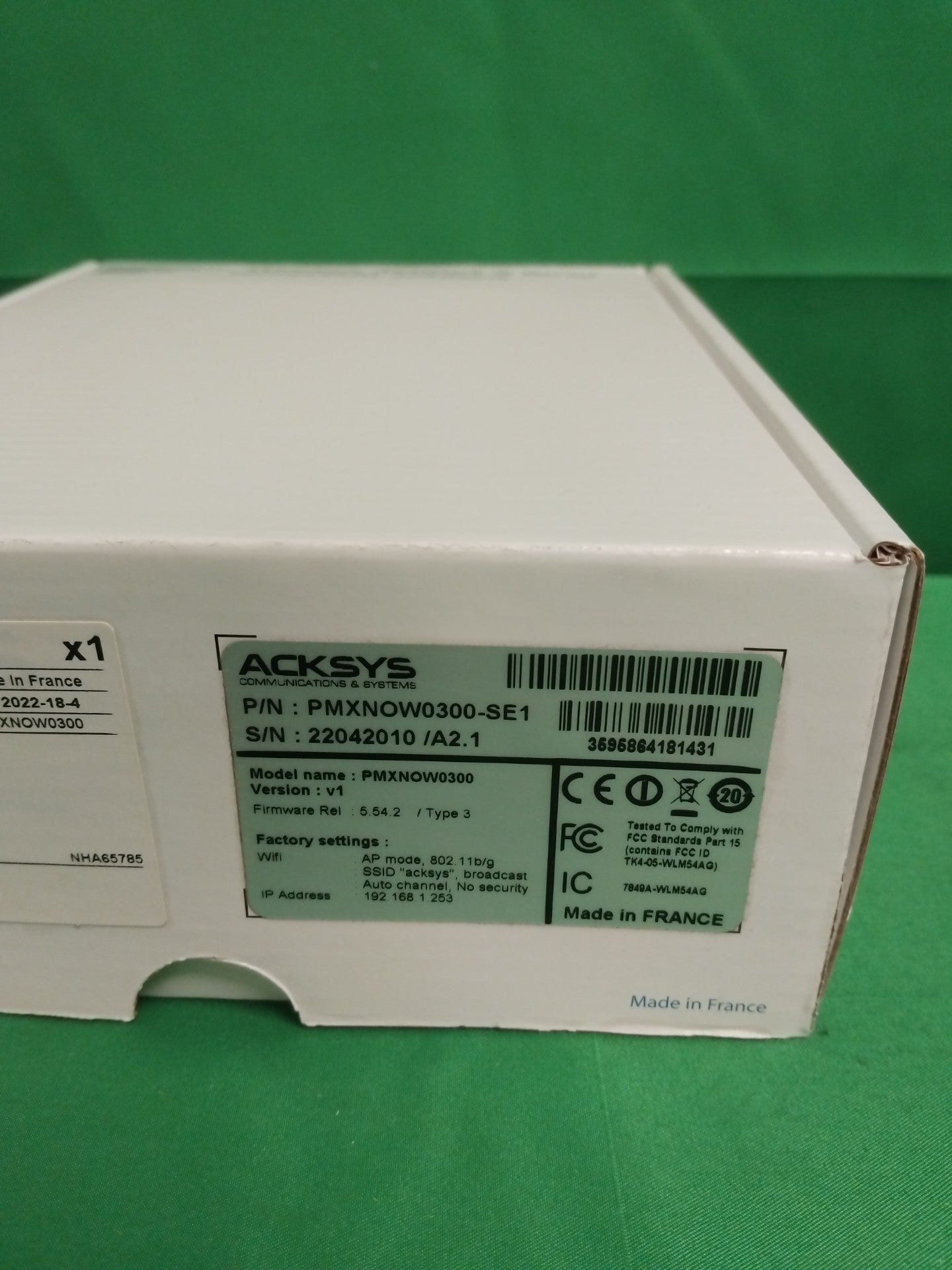 Schneider-Electric PMXNOW0300 PMXNOW0300 WIFI ACCESS POINT