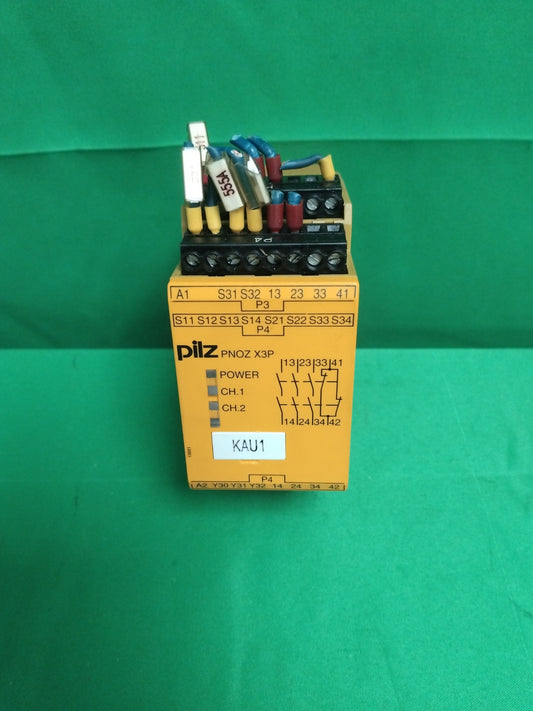 pilz PNOZ X3P 24VDC 24VAC 3N/O 1N/C 1SO PNOZX3P24VDC24VAC3NO1NC1SO RELAIS DE SECURITE