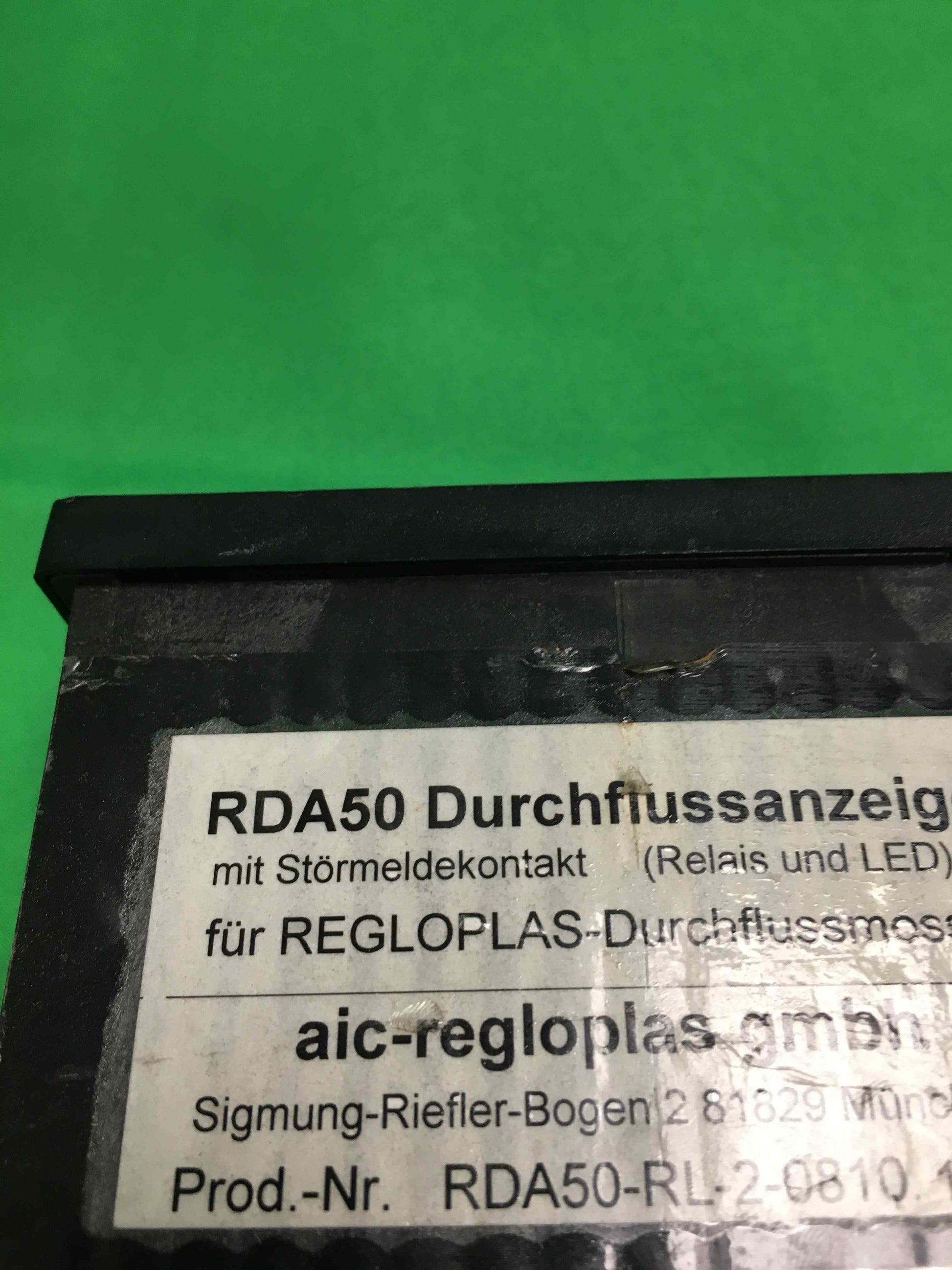 REGLOPLAS-RDA50-RL-2-0810/RDA50RL20810