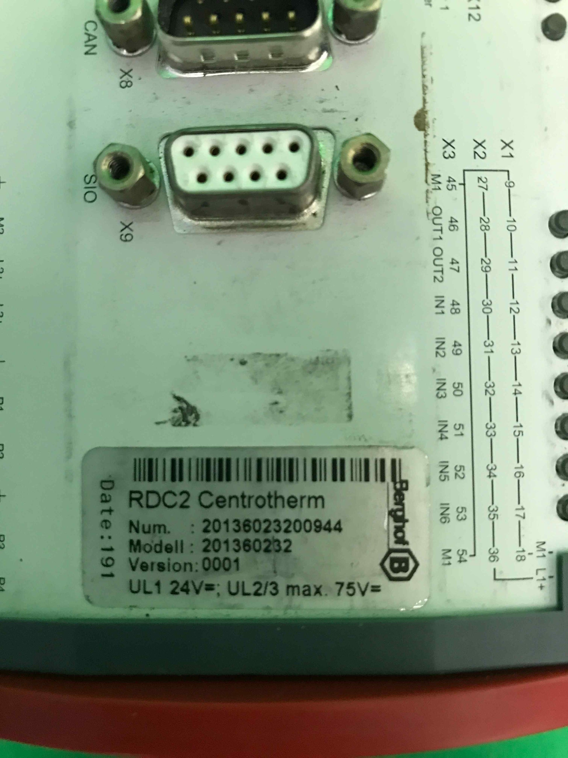 BERGHOF 201360232 201360232 RDC2 / Version 0001