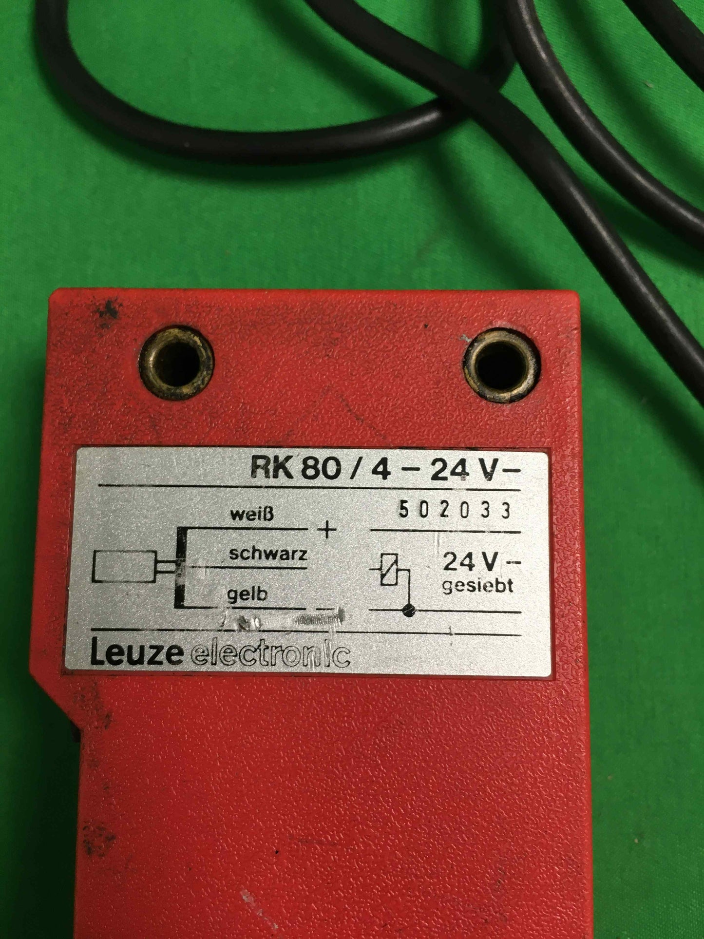 LEUZE ELECTRONIC RK80 4-24 V RK80424V R K80/ 4-24 V-