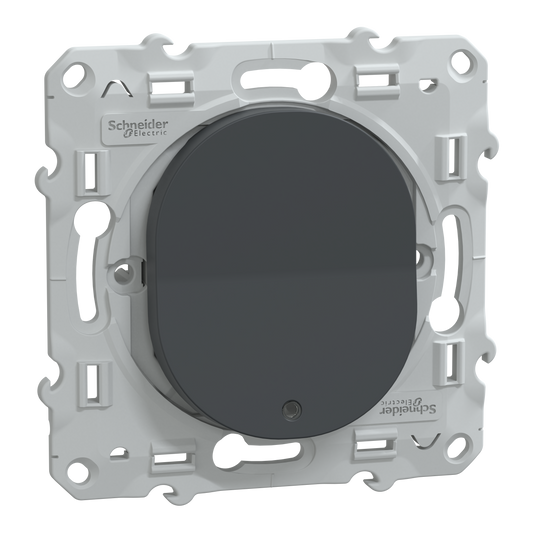 Schneider Electric-S340263W-Reconditionné - Ovalis - va et vient - 10AX - lumineux ou témoin - Anthracite