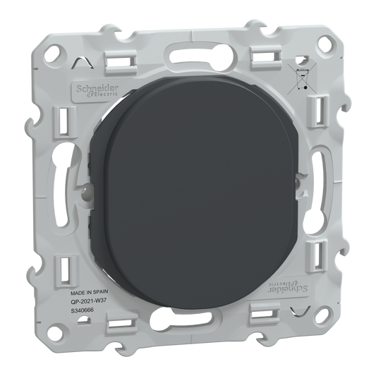 Schneider Electric-S340666W-Reconditionné - Ovalis - obturateur - Anthracite