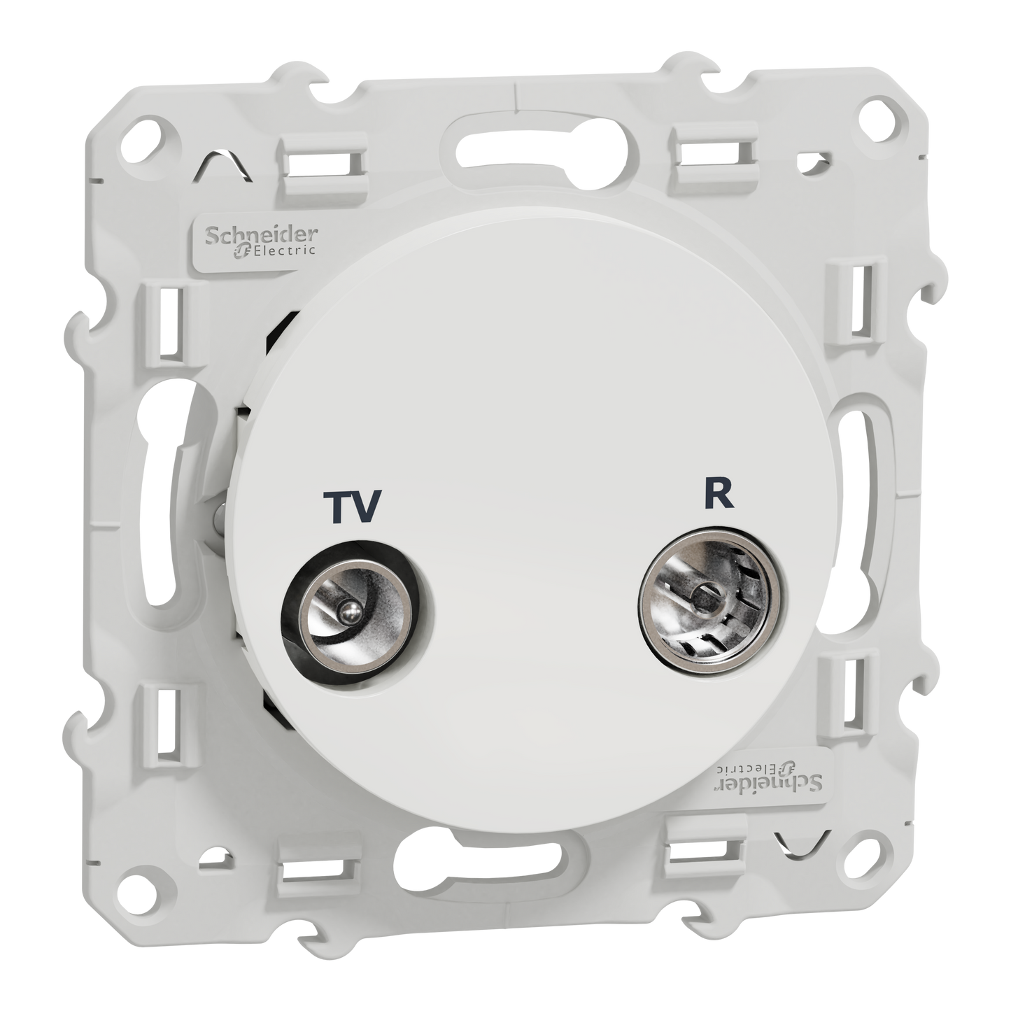 Schneider Electric-S520451W-Reconditionné - Odace - prise TV/FM - blanc - individuelle