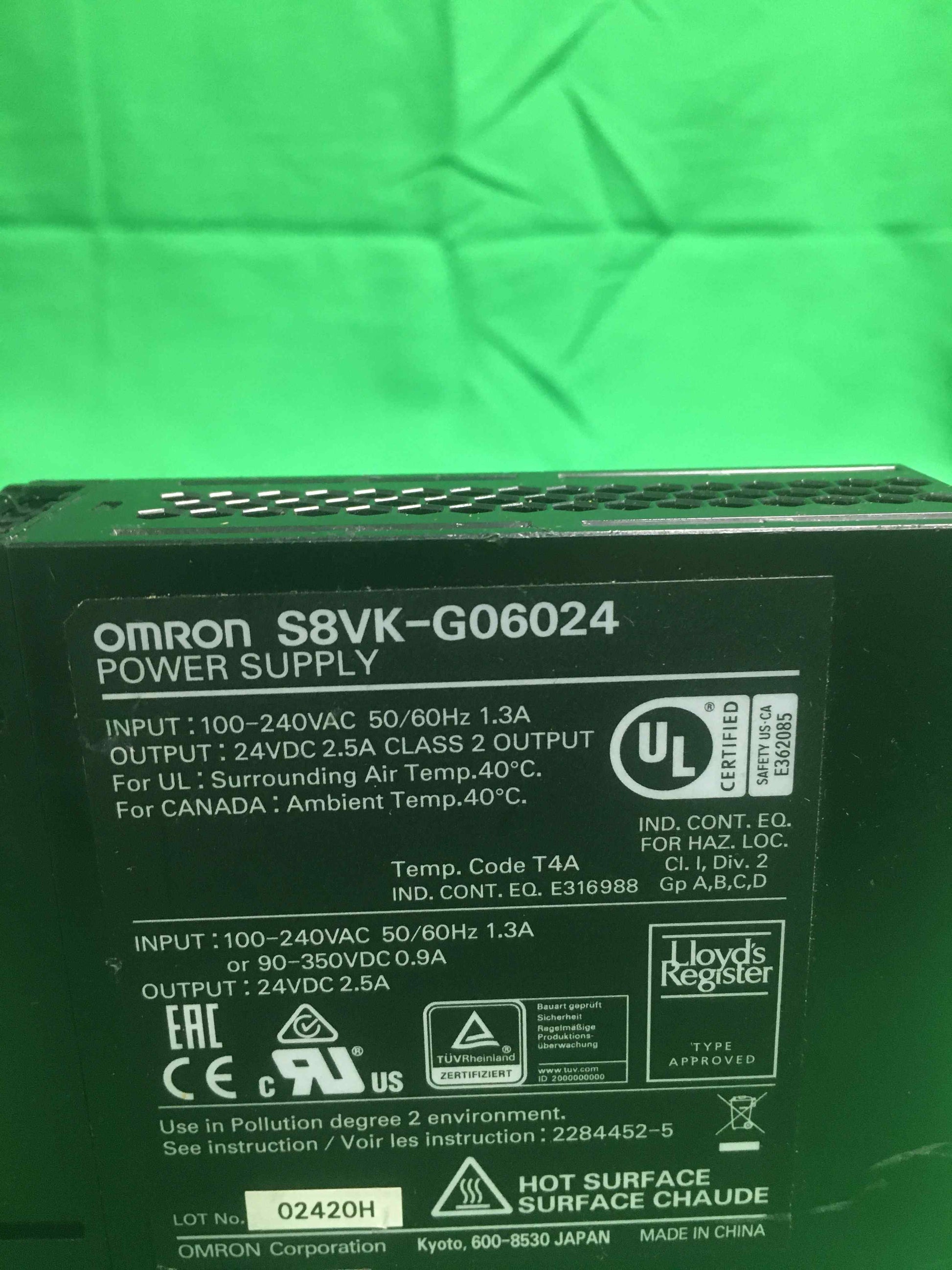 Omron S8VK-G06024 S8VKG06024