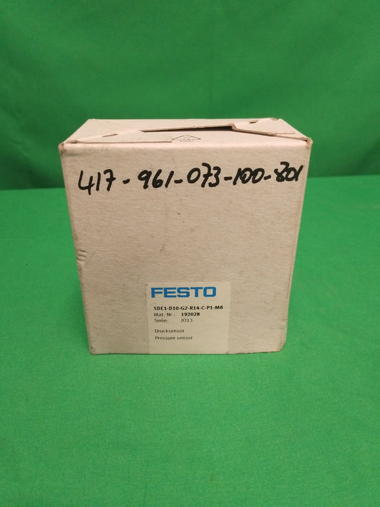 FESTO SDE1-D10-G2-R14-C-P1-M8 SDE1D10G2R14CP1M8 CAPTEUR DE PRESSION