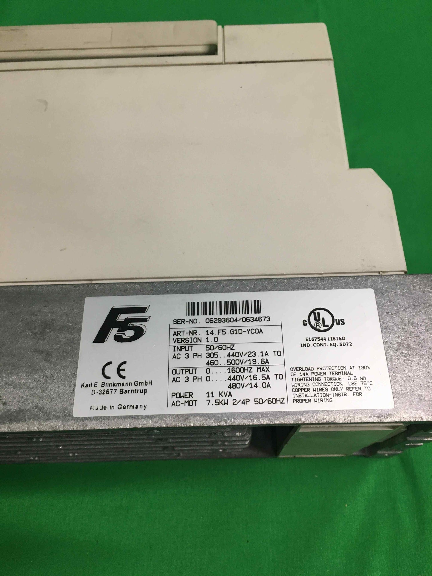 F5 SF.SF.005-0011 SFSF0050011 14.F5.G1D-YC0A