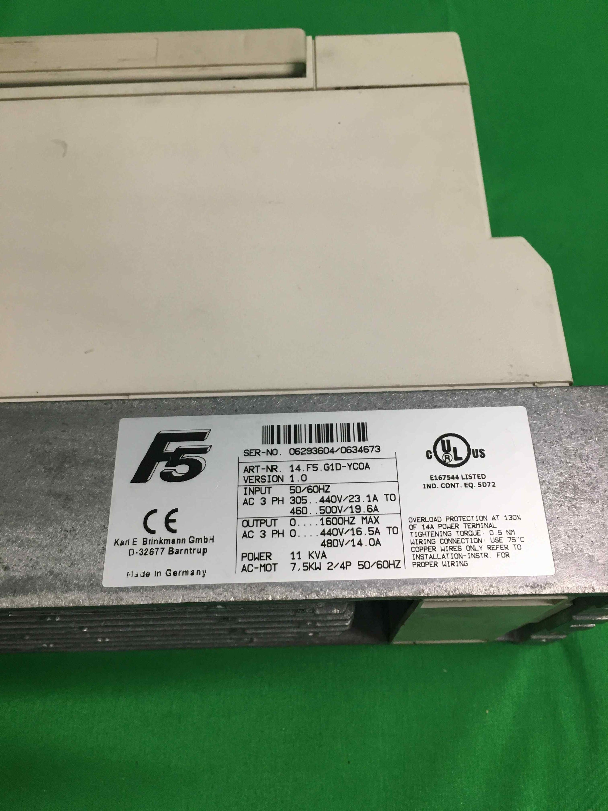 F5 SF.SF.005-0011 SFSF0050011 14.F5.G1D-YC0A