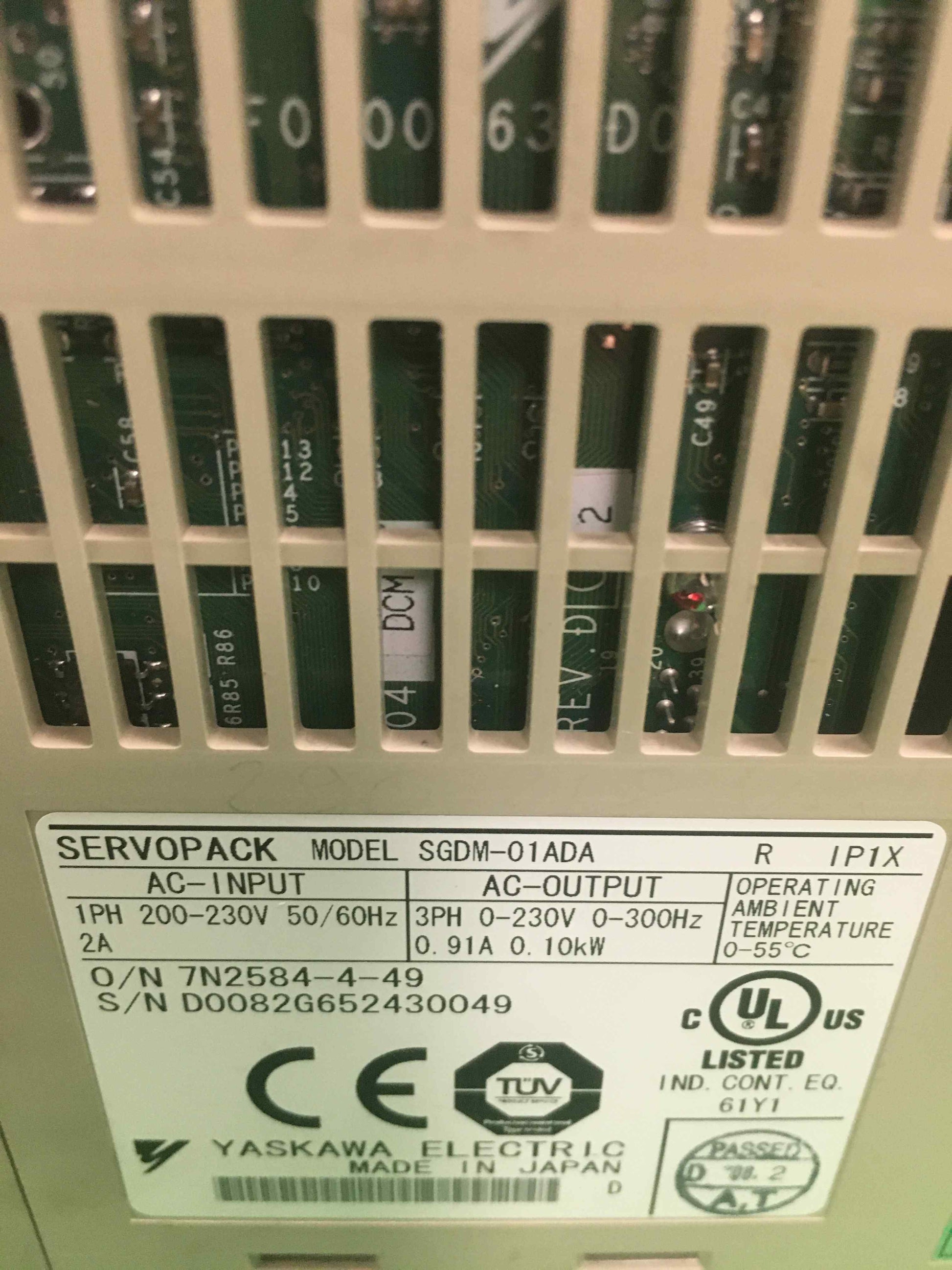 YASKAWA ELECTRIC SGDM-01ADA SGDM01ADA
