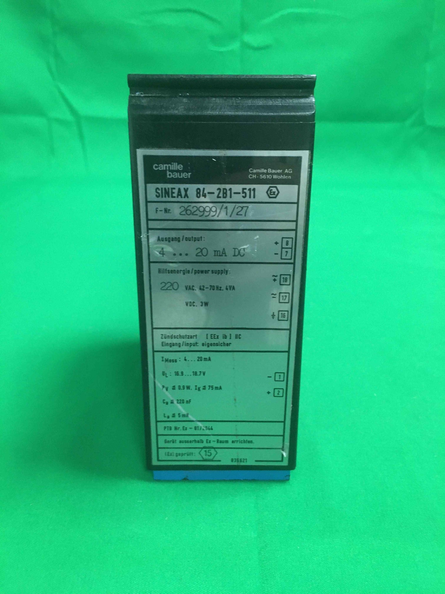 CAMILLE BAUER SINEAX 84-2B1-511 SINEAX842B1511